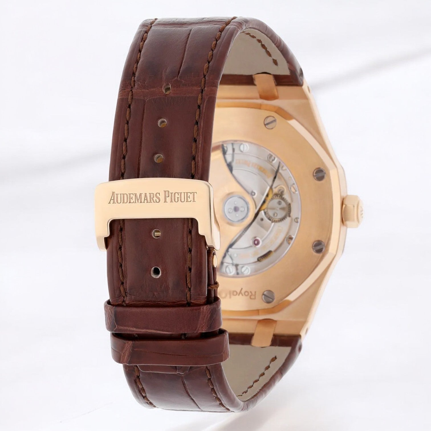 Royal Oak Selfwinding Automatic 18K Rose Gold / Brown Alligator