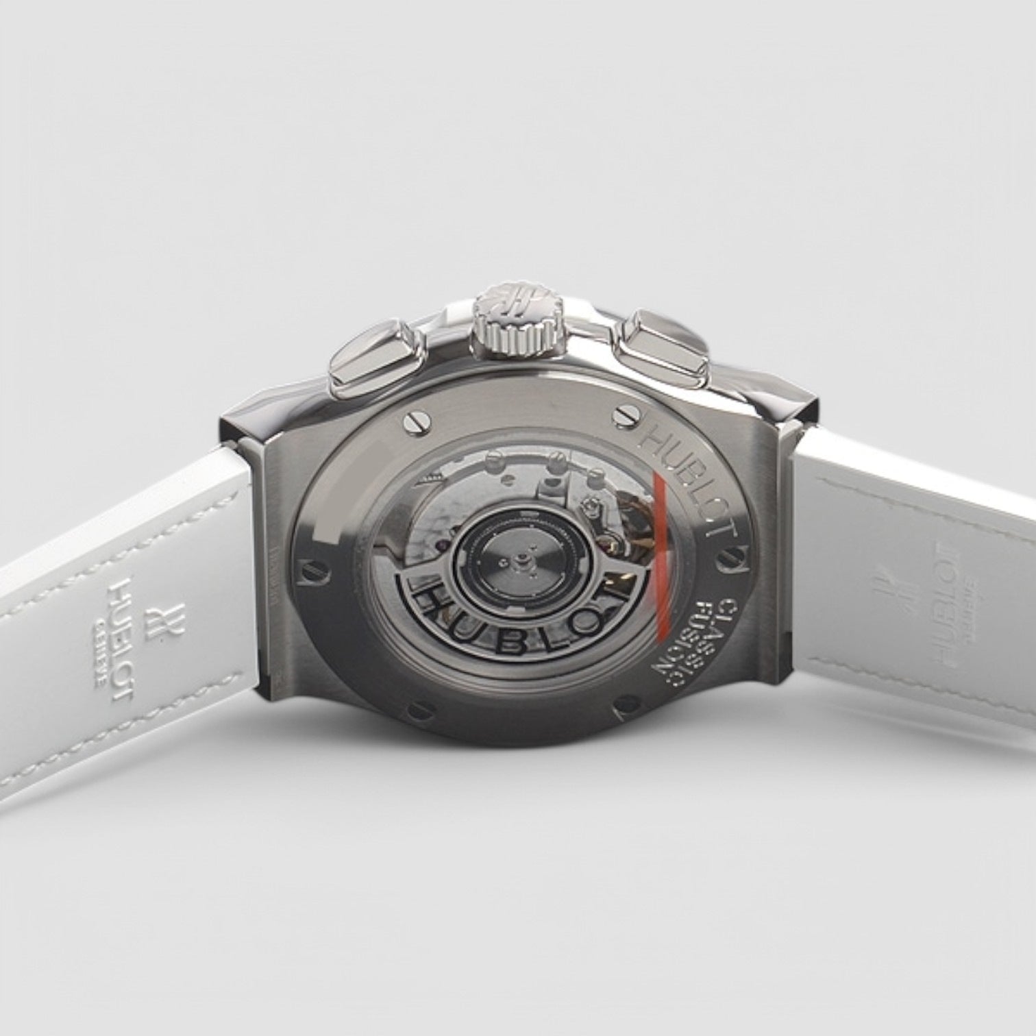 Classic Fusion Chronograph Mat White Dial Automatic Unisex Chronograph Watch