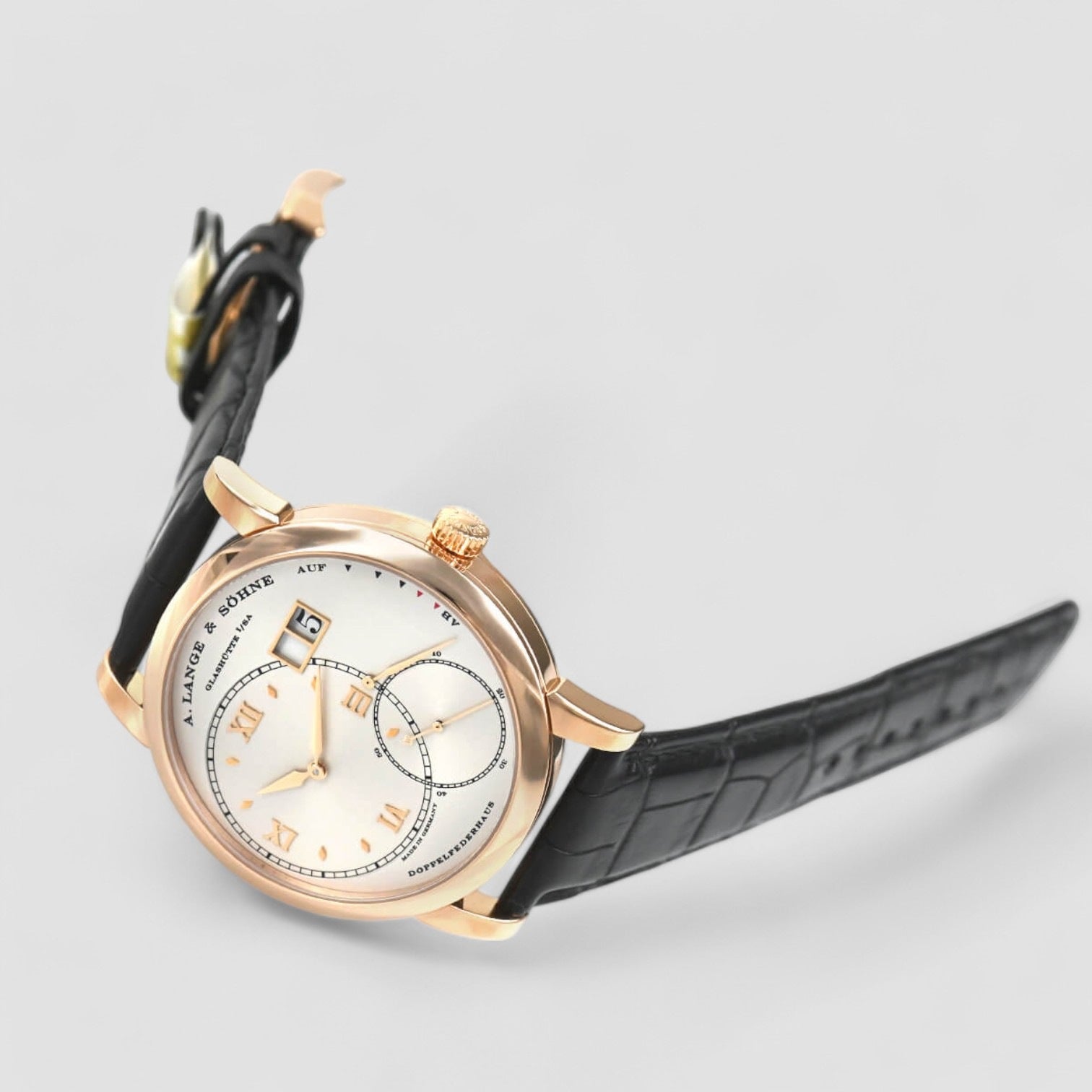 Grand Lange 1 Rose Gold Silver Dial 42MM