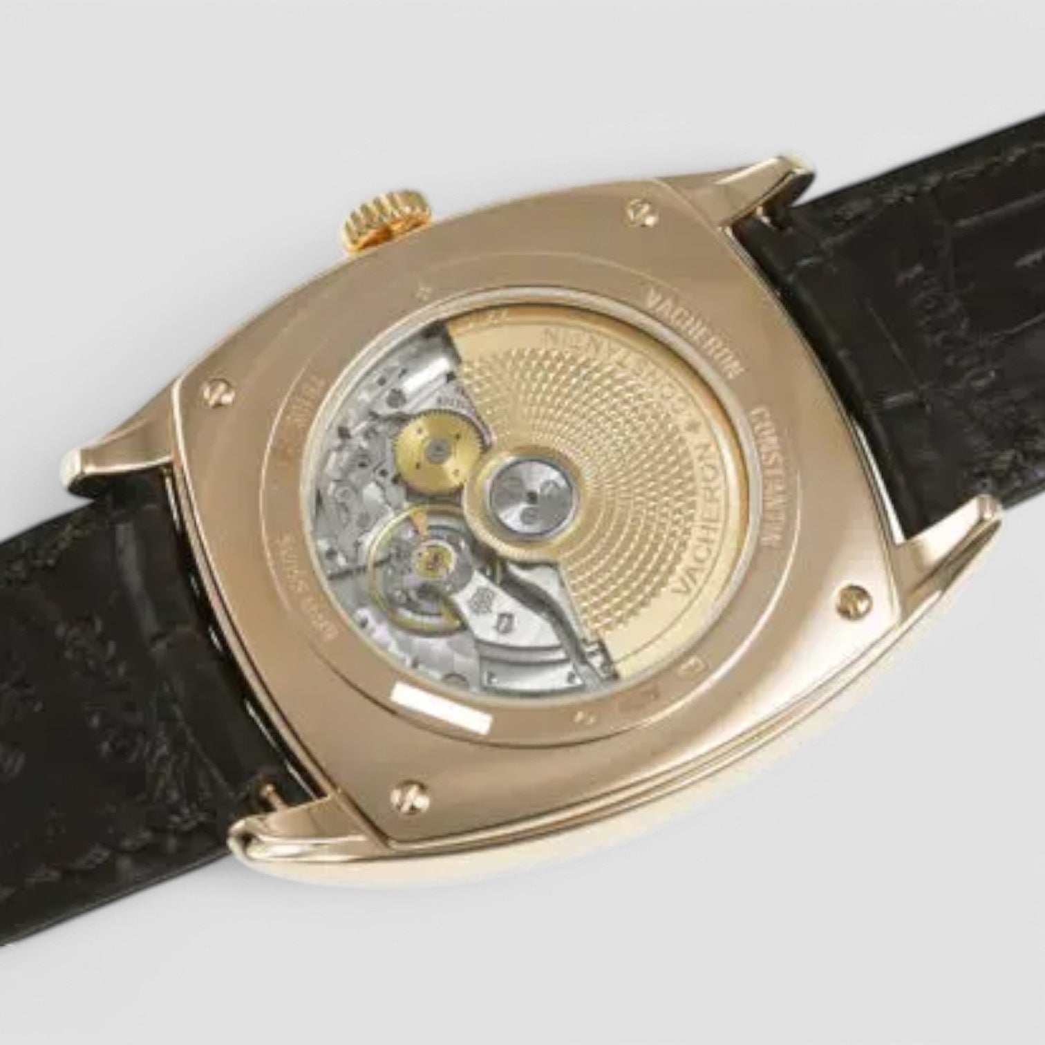 Harmony Dual Time Rose Gold Silver Arabic Dial