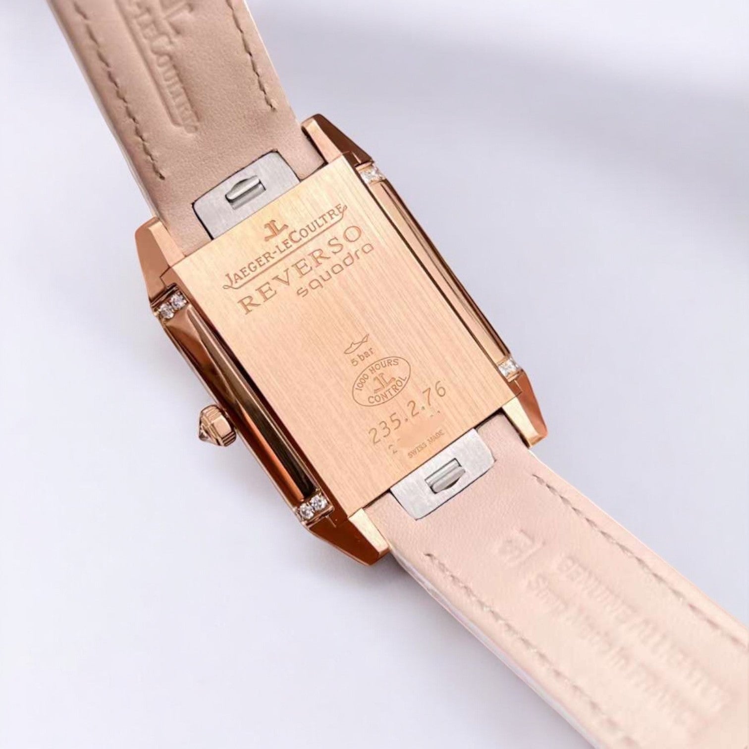 Reverso Squadra Lady Duetto – Elegant Rose Gold Sophistication