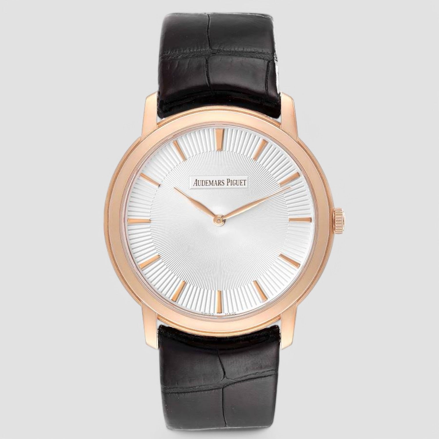 Jules Audemars  Extra-Thin Rose Gold Mens Watch