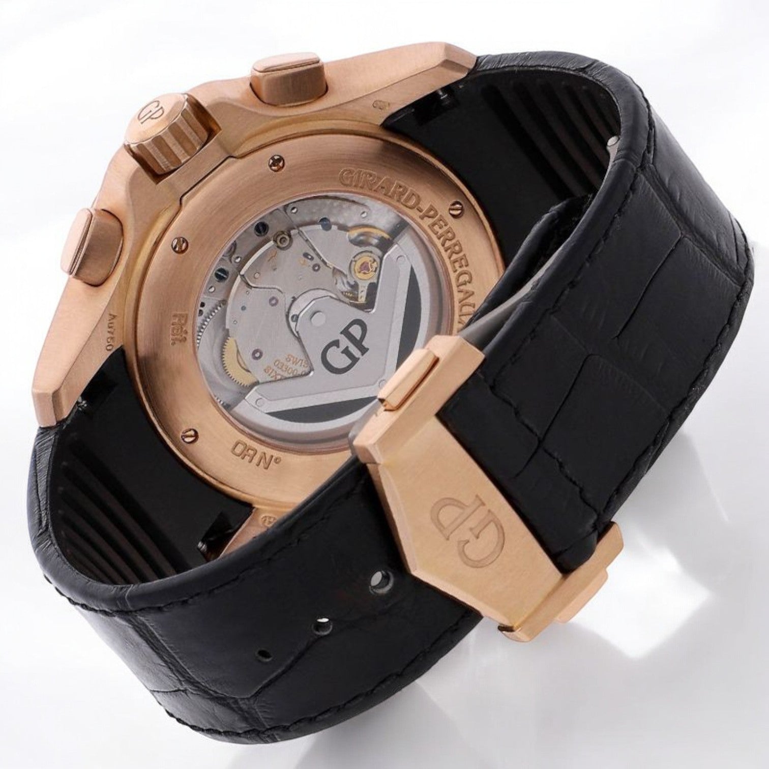 Traveller 'World Timer' Black Dial Black Strap Automatic