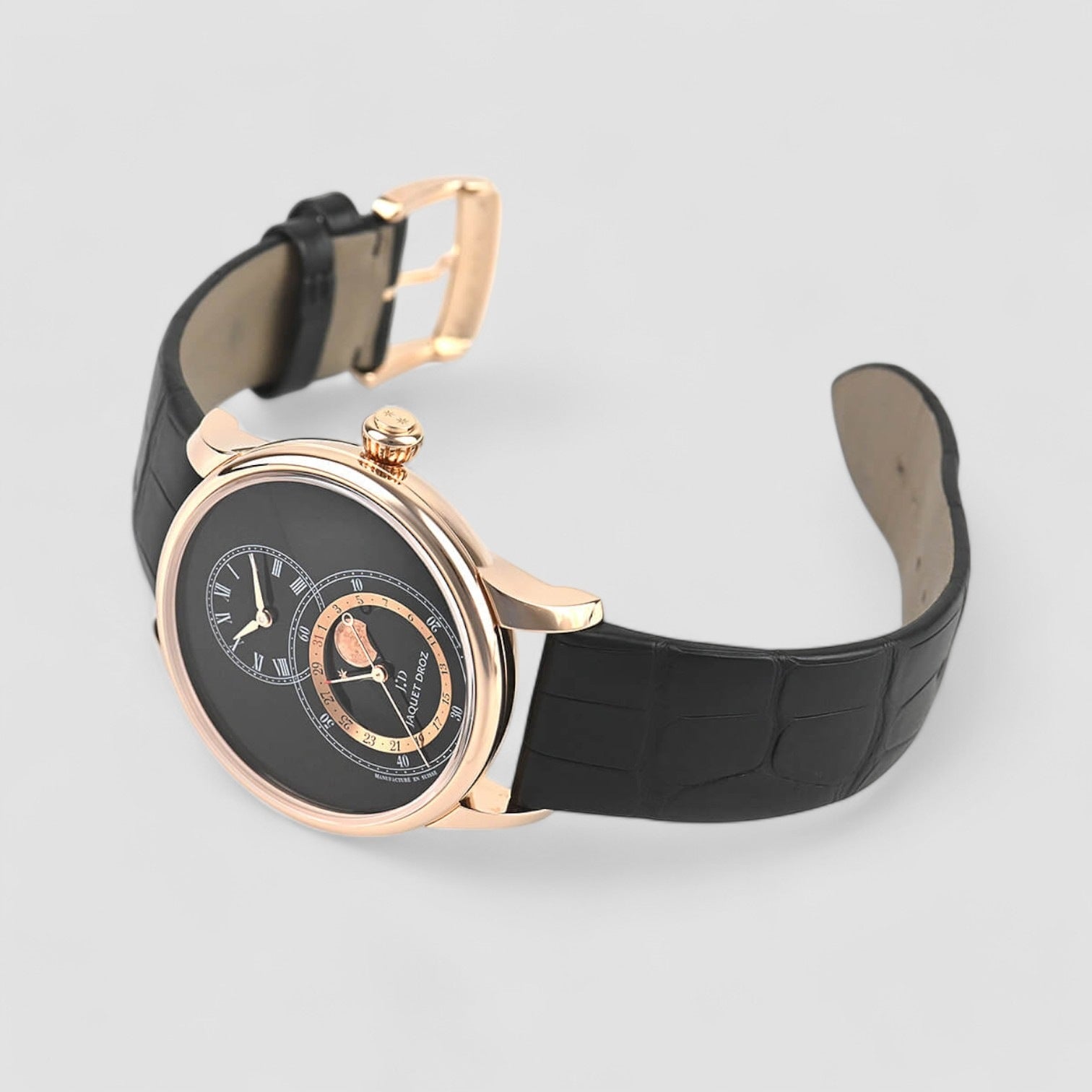 Grande Seconde Moon Black Enamel 43 mm