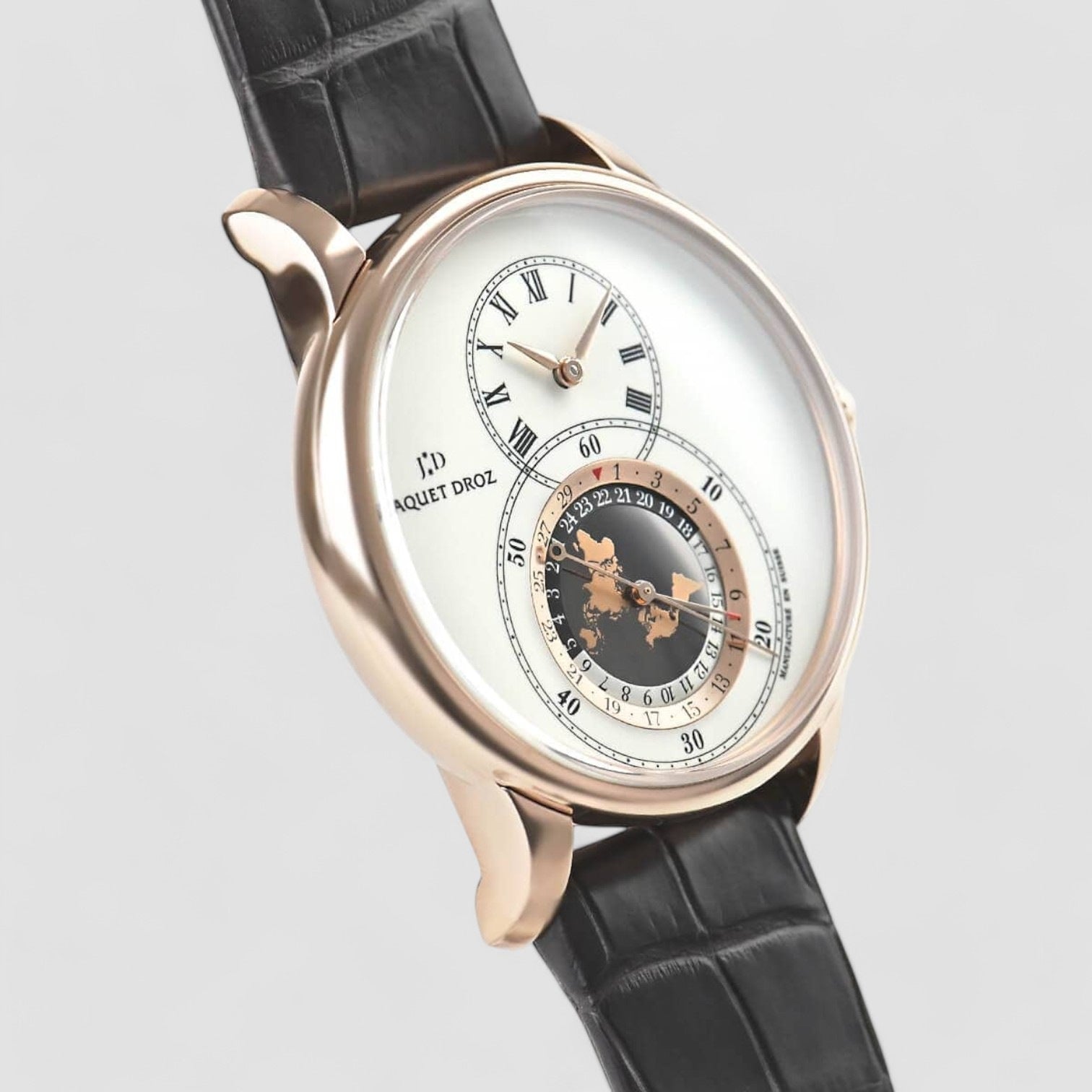 Grande Seconde Dual Time 43mm Mens Watch