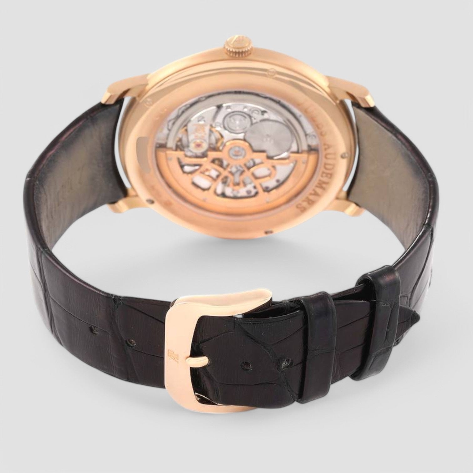 Jules Audemars  Extra-Thin Rose Gold Mens Watch