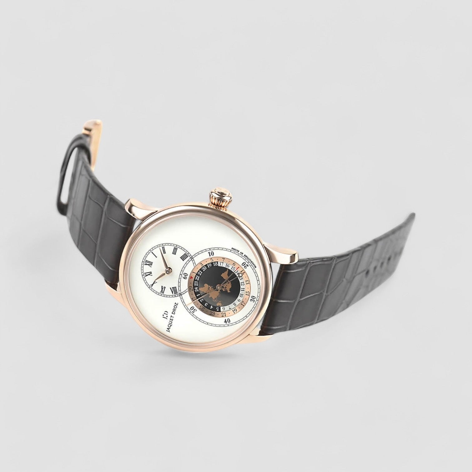 Grande Seconde Dual Time 43mm Mens Watch