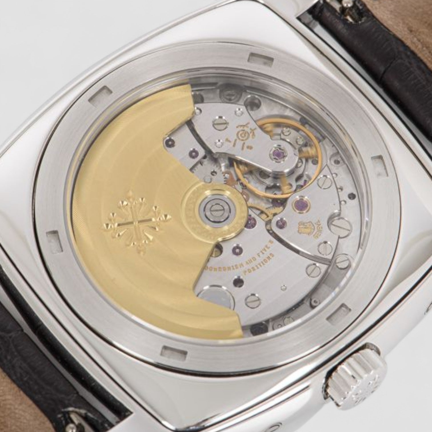 Gondolo Calendario 5135 Grey Dial Platinum