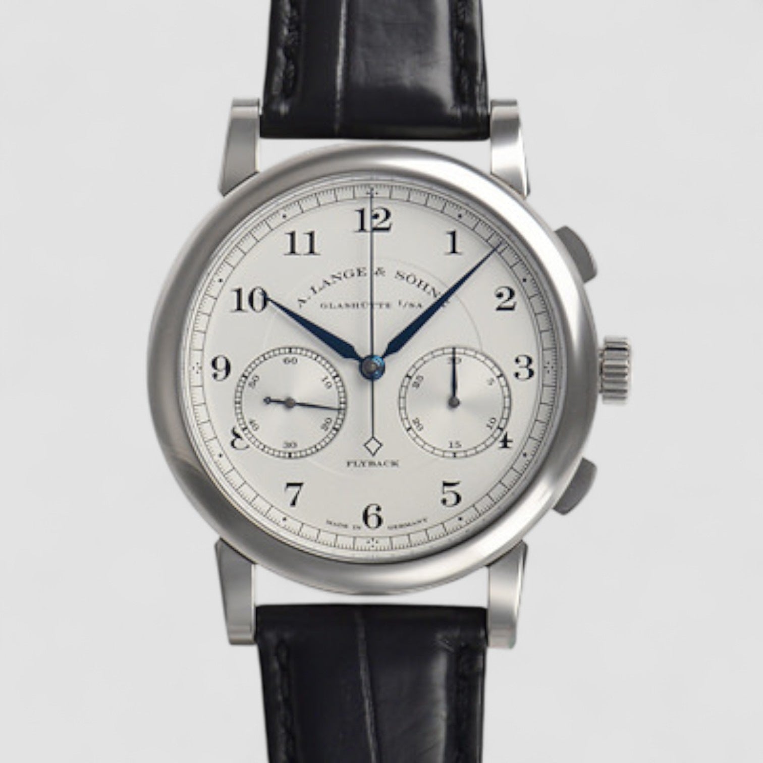 815 Flyback Chronograph Silver Dial 18K White Gold