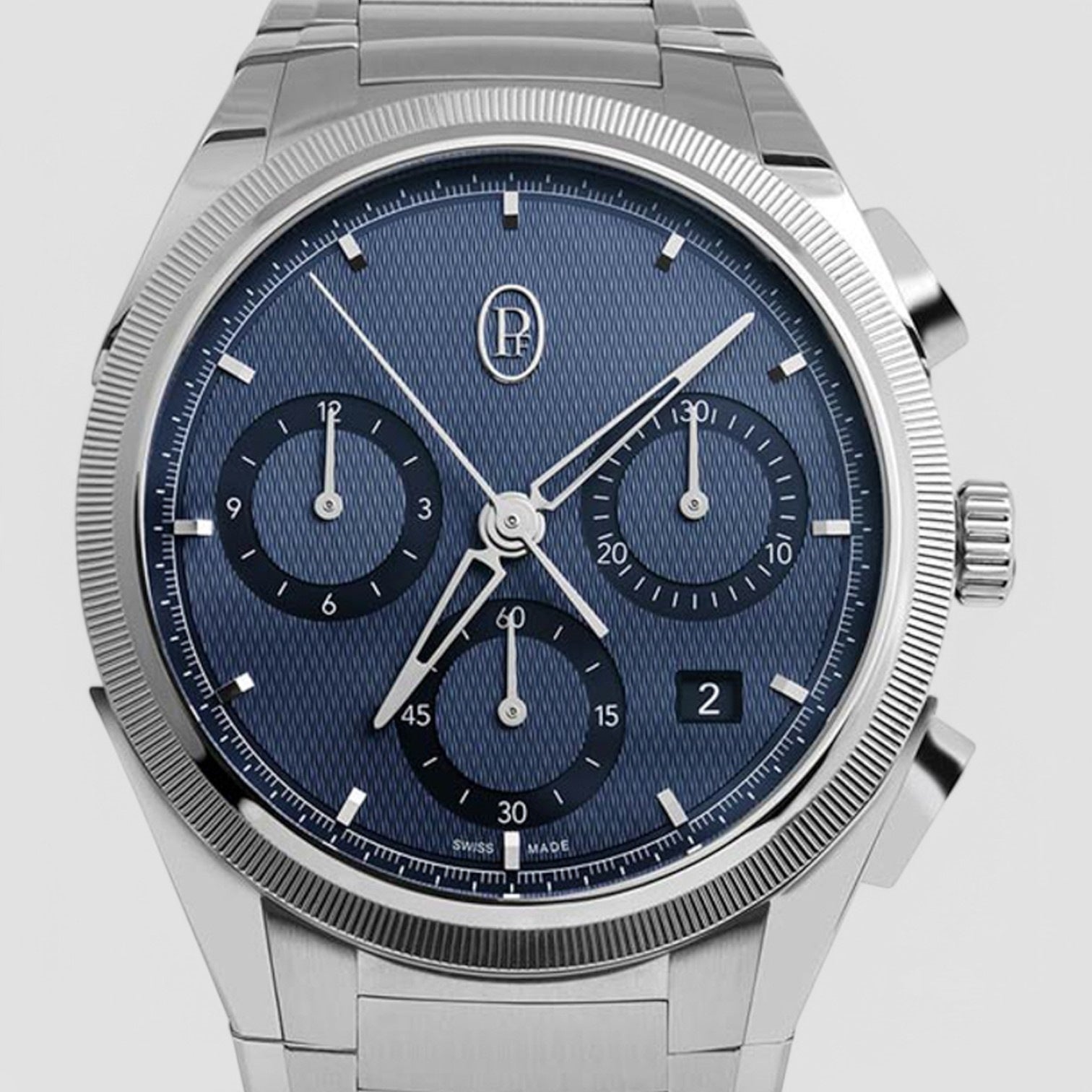 Tonda PF Chronograph SS / Platinum Description