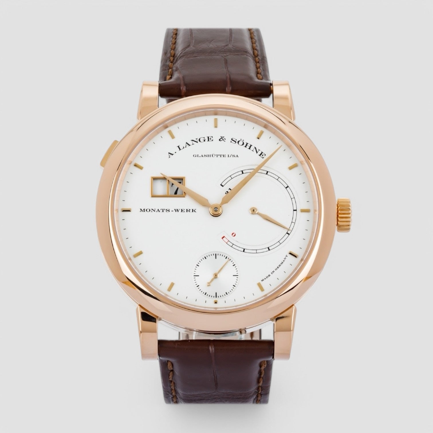 Lange 31 Hand Wind Silver Dial Unisex Watch