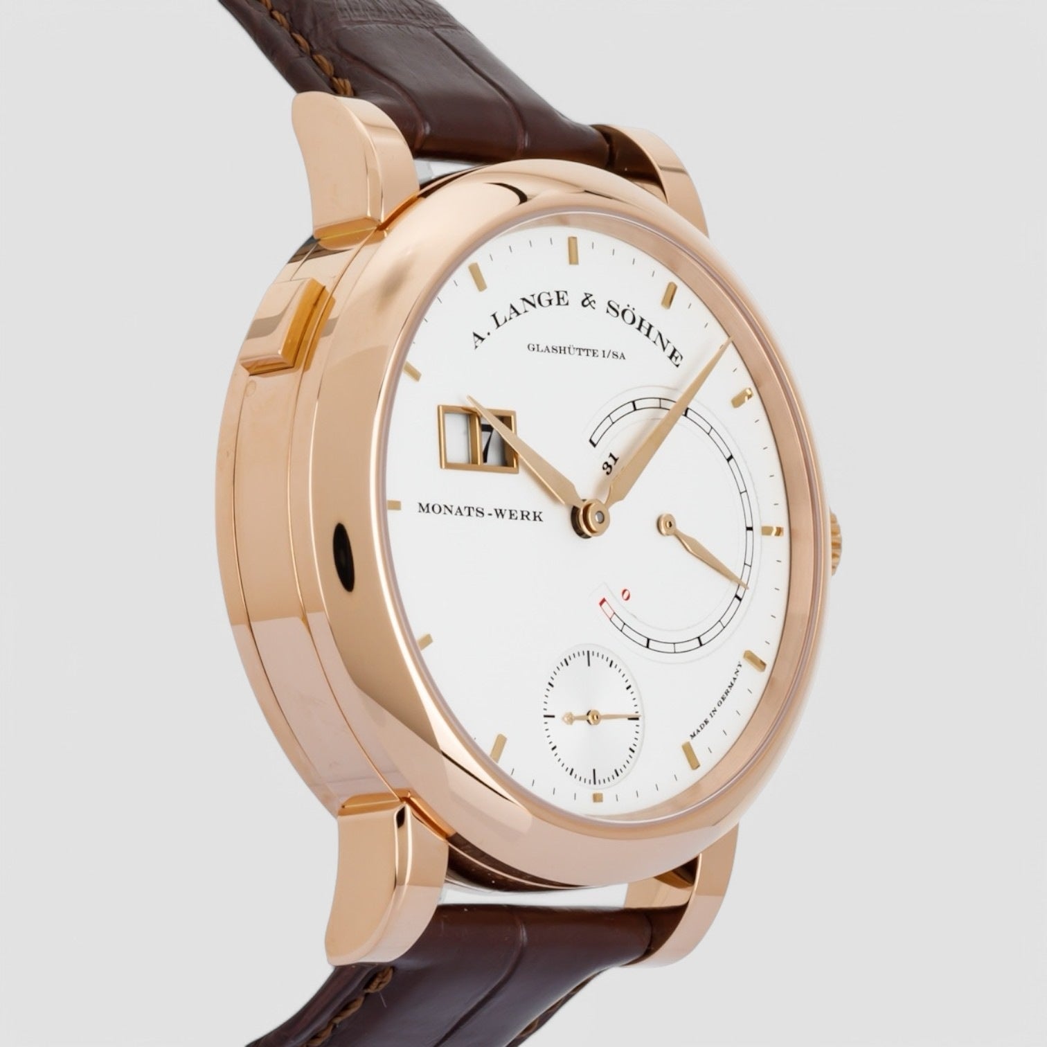 Lange 31 Hand Wind Silver Dial Unisex Watch