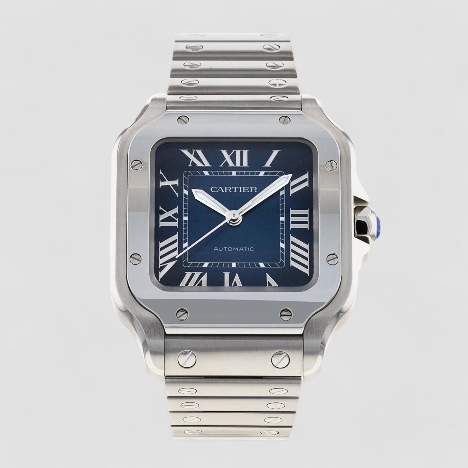 Santos De Cartier Blue Dial 2023