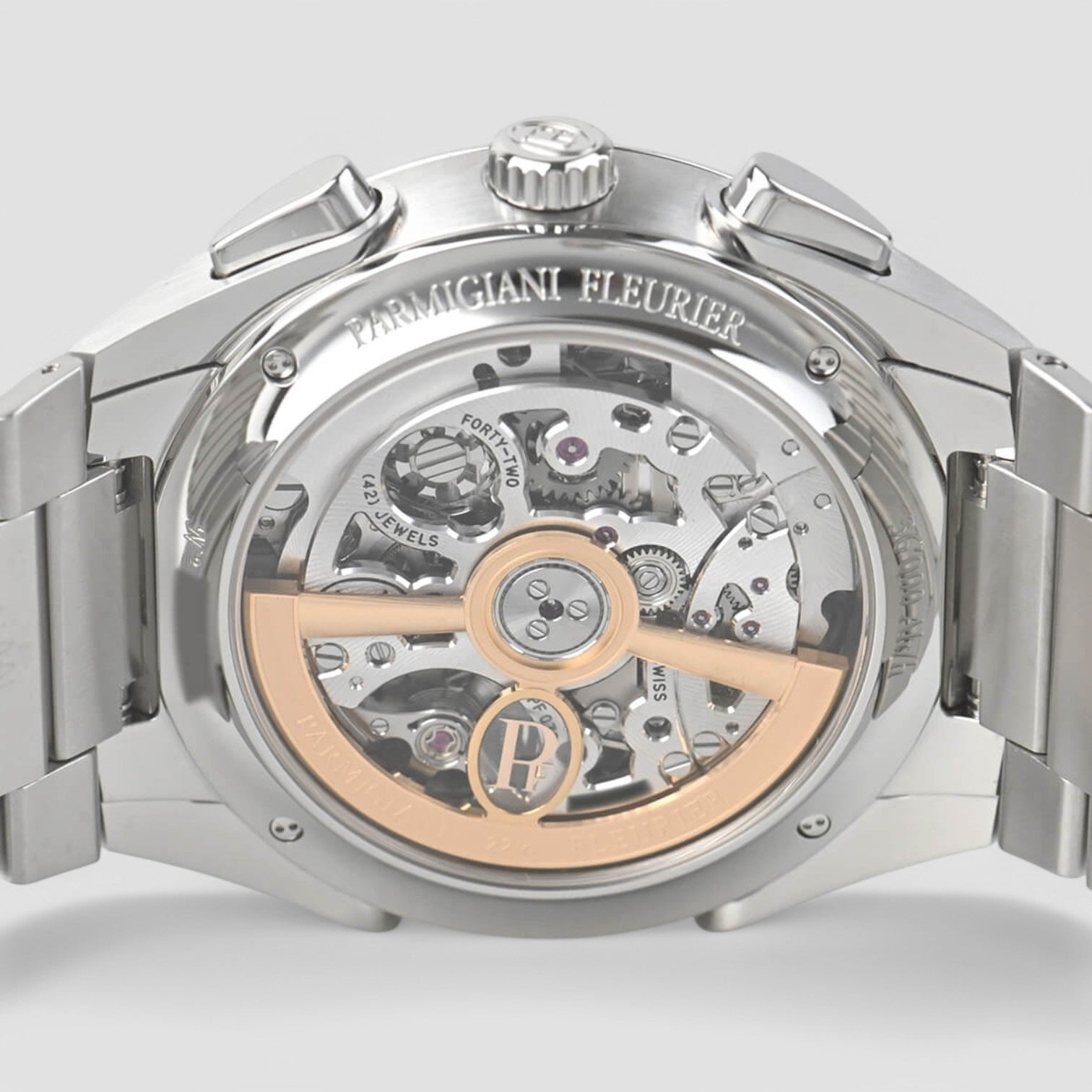 Tonda PF Chronograph SS / Platinum Description