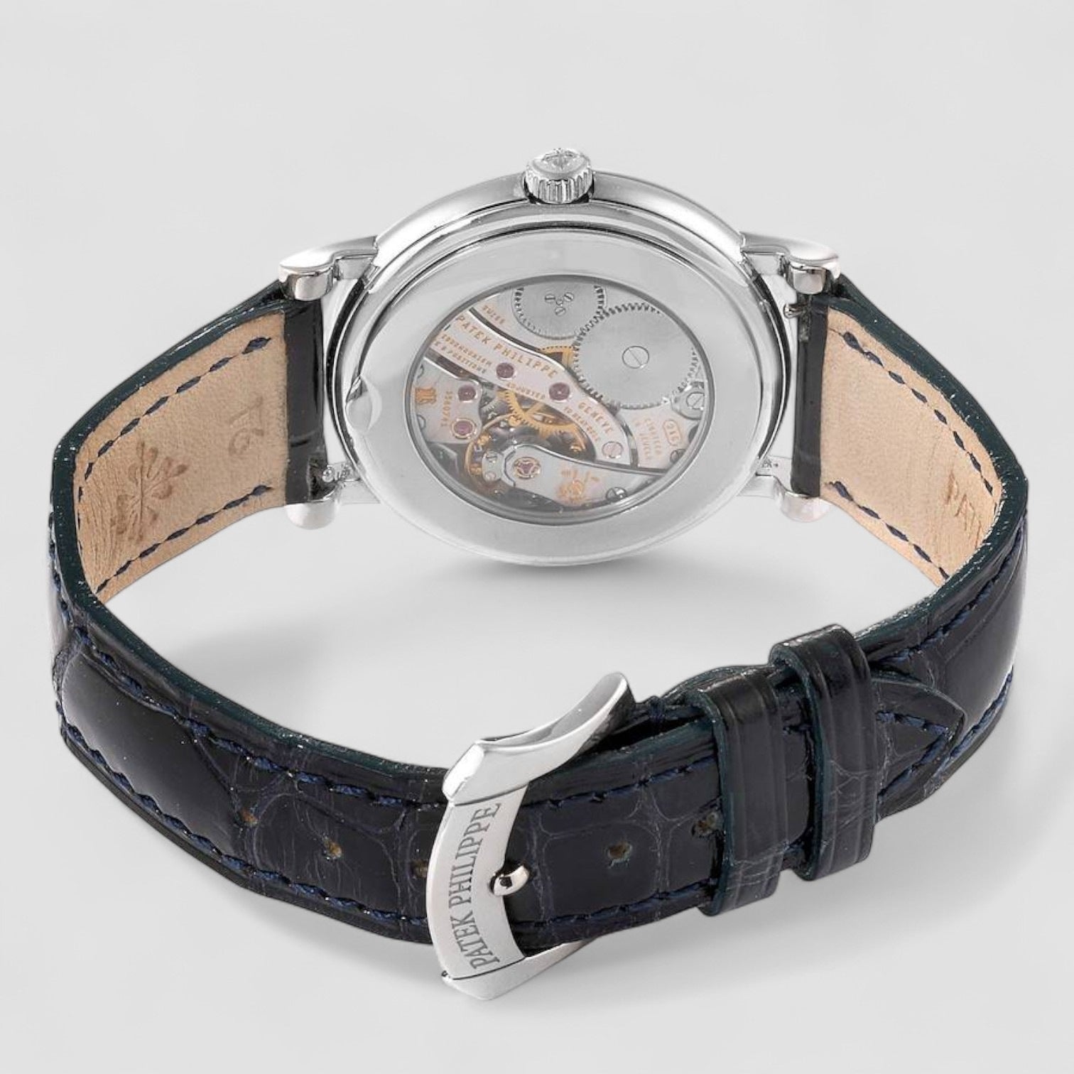 Calatrava White Gold Mother of Pearl Diamond Unisex Watch 4959 4959G