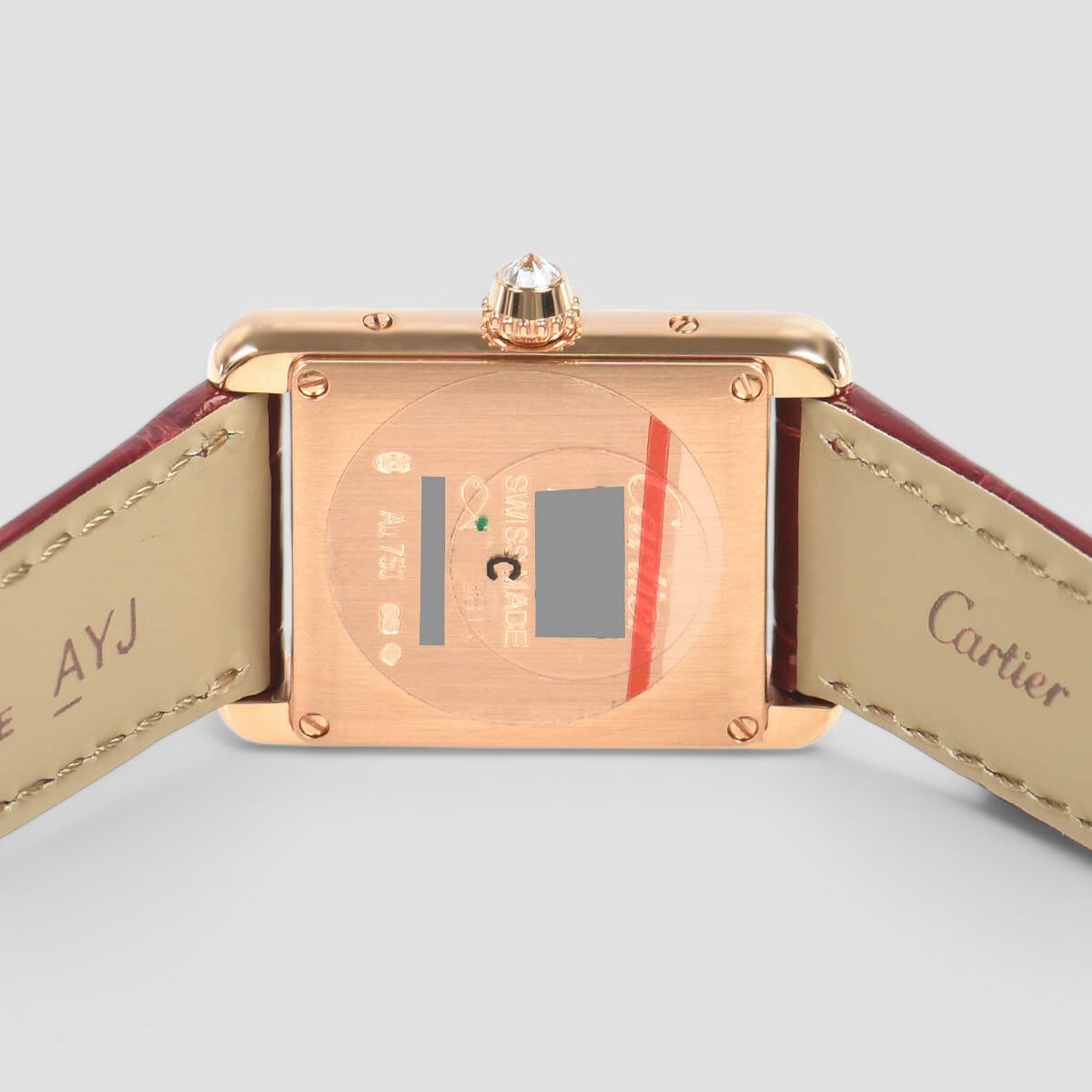 Tank Louis Cartier WJTA0010 Rose Gold Manual Watch