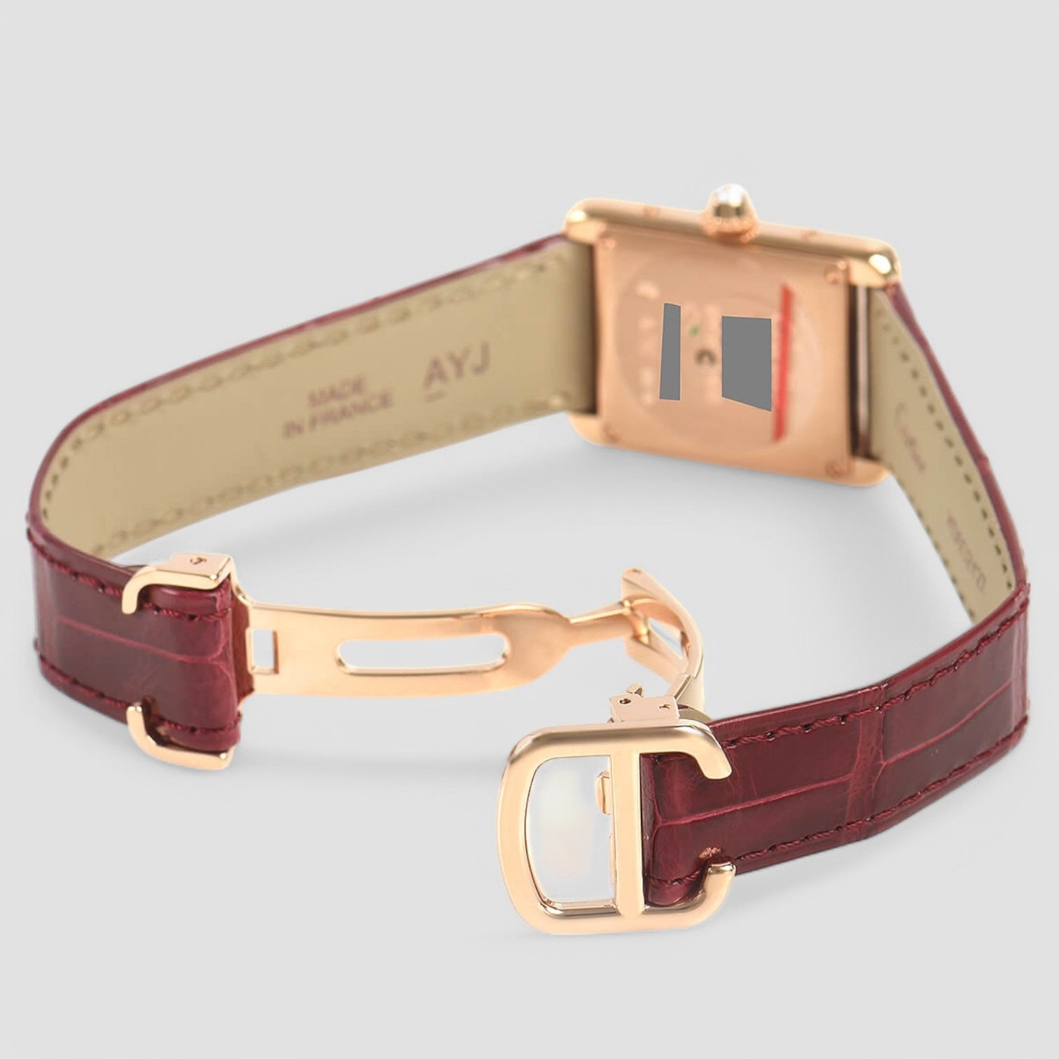 Tank Louis Cartier WJTA0010 Rose Gold Manual Watch