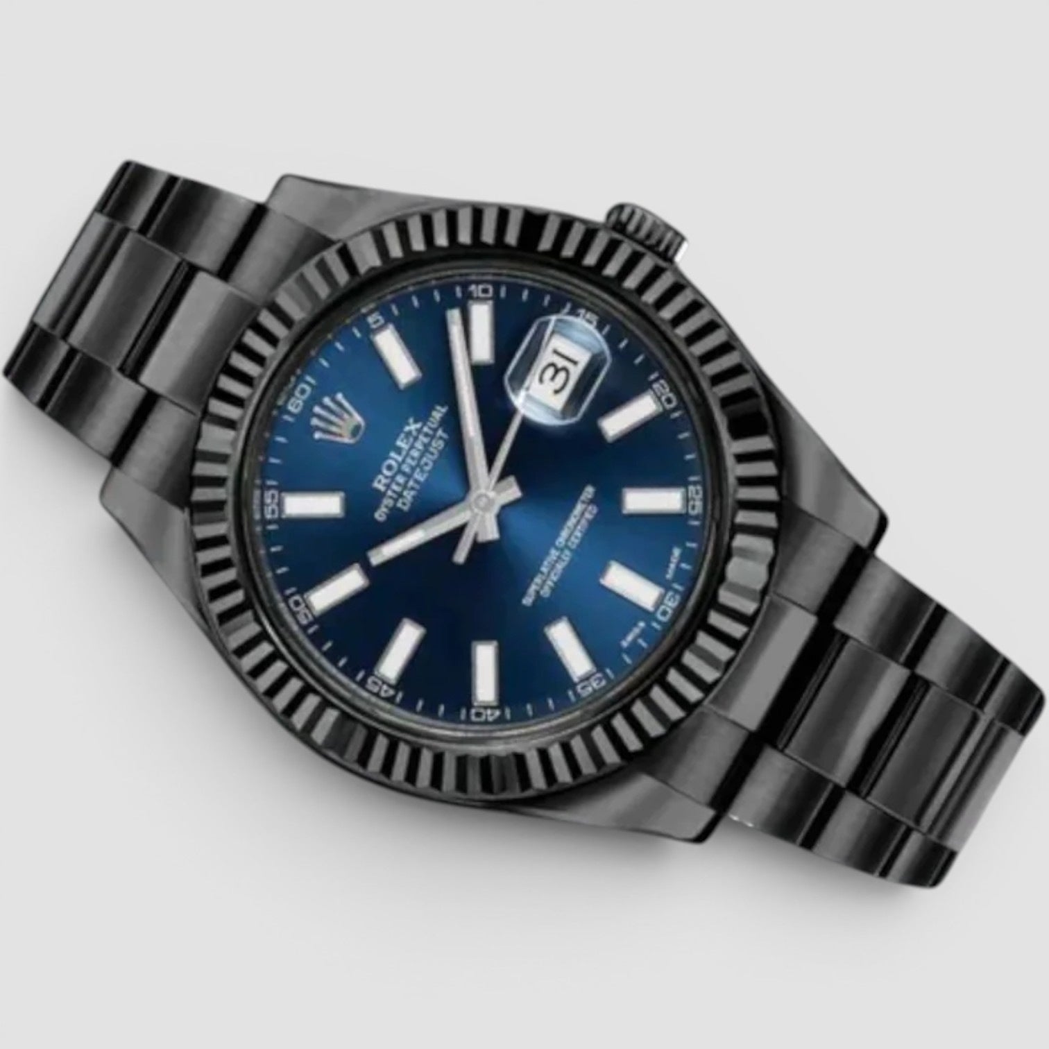 Datejust II “Blackout” DLC-Coated Steel