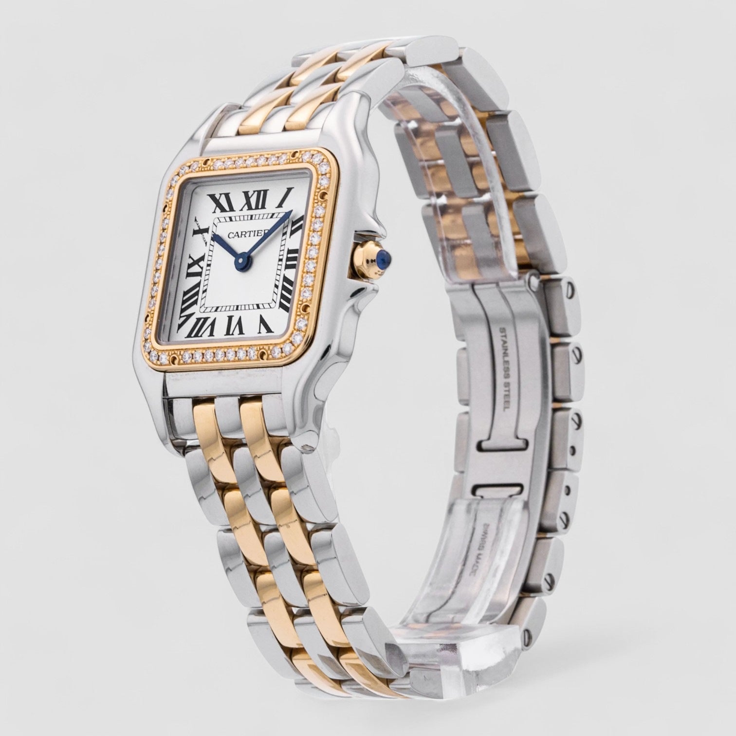 Panthère De Cartier Gold/Steel Quartz Watch