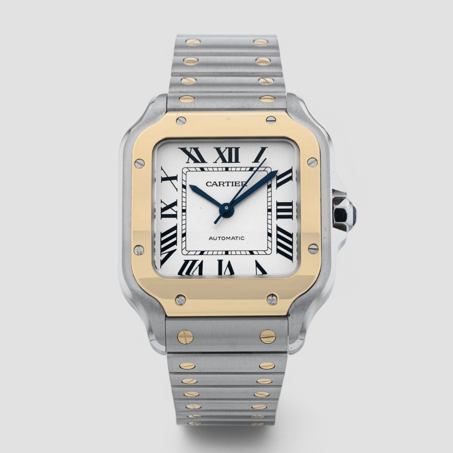 Santos De Cartier Gold/Steel Automatic Watch