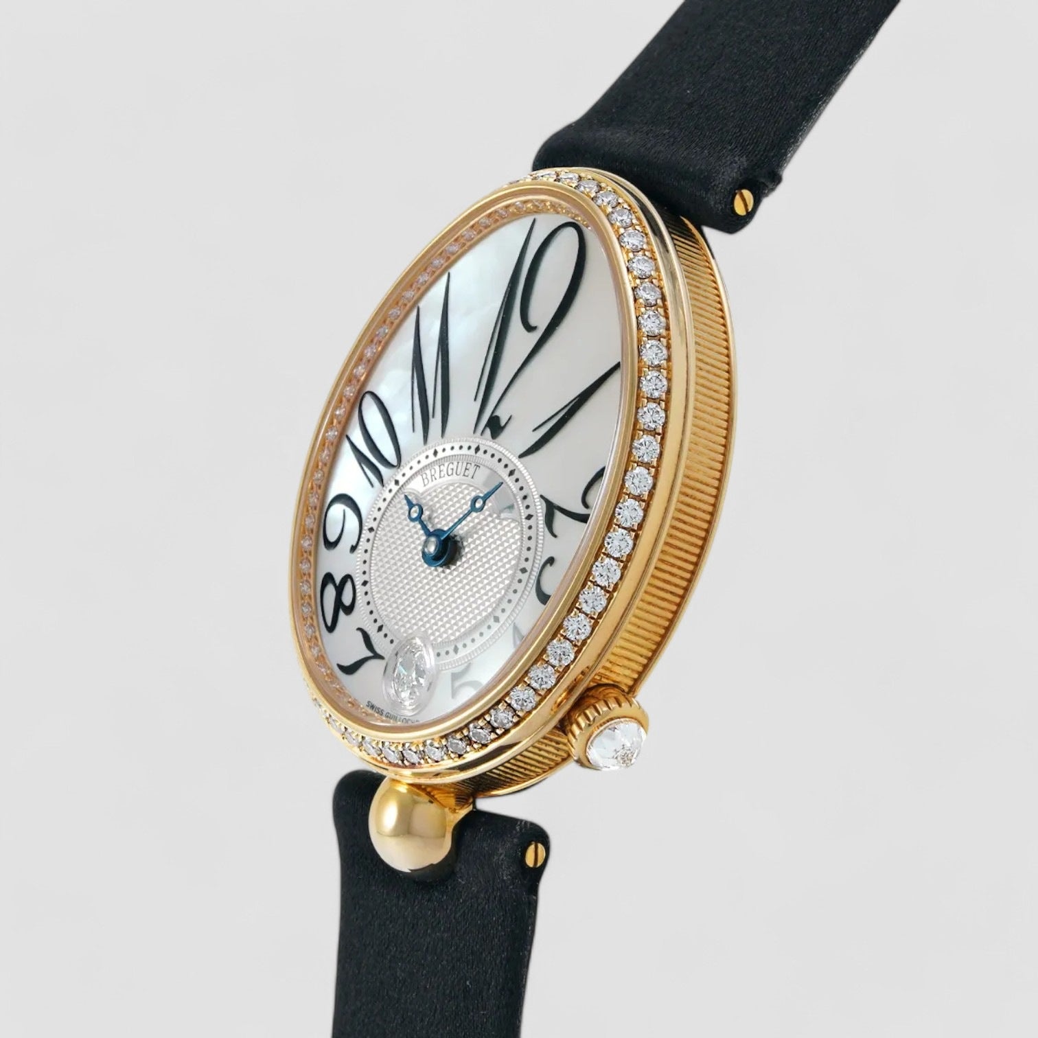 Reine de Naples Mother of Pearl 18kt Yellow Gold Diamond Unisex Watch