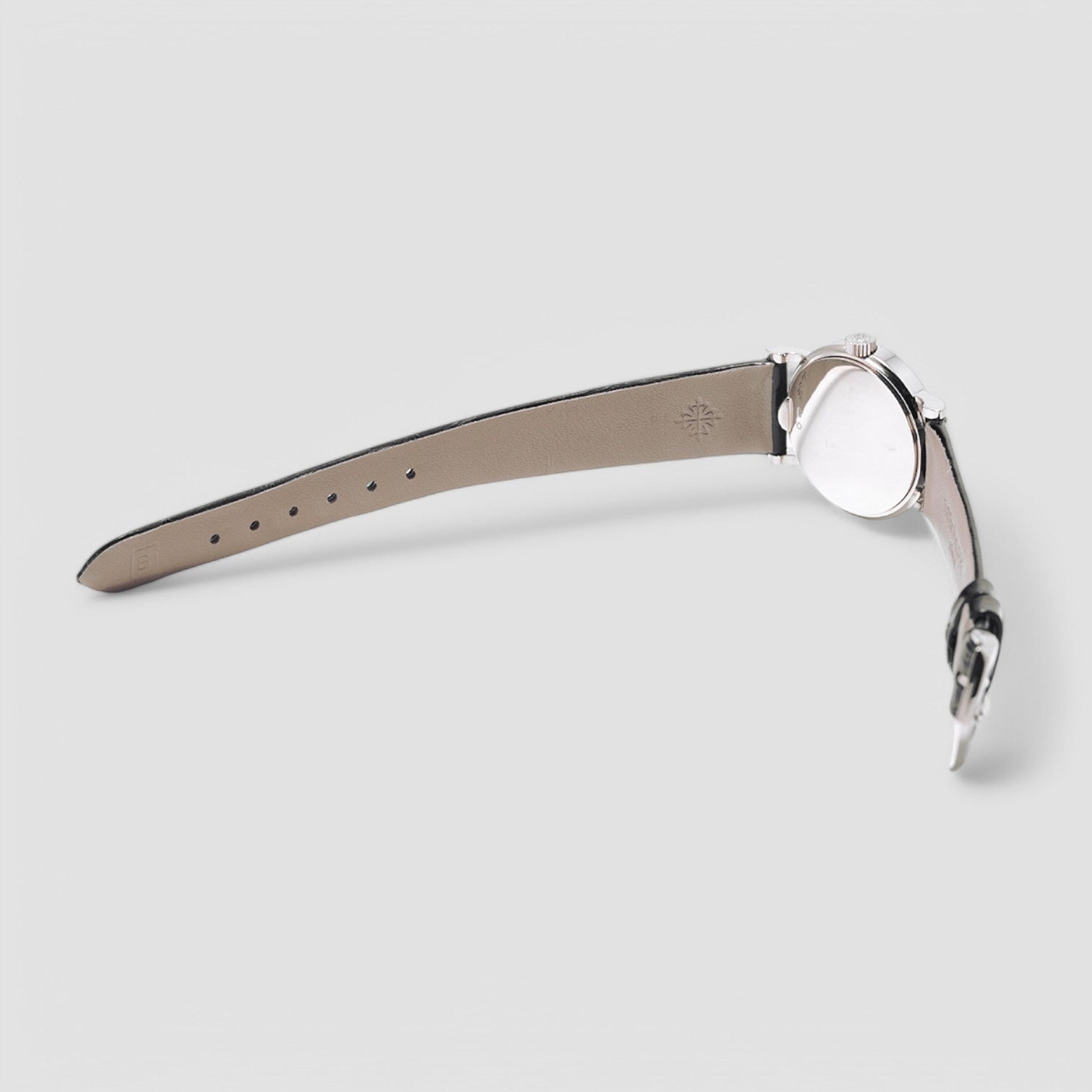 Calatrava Ladies 18k White Gold Moon Diamonds