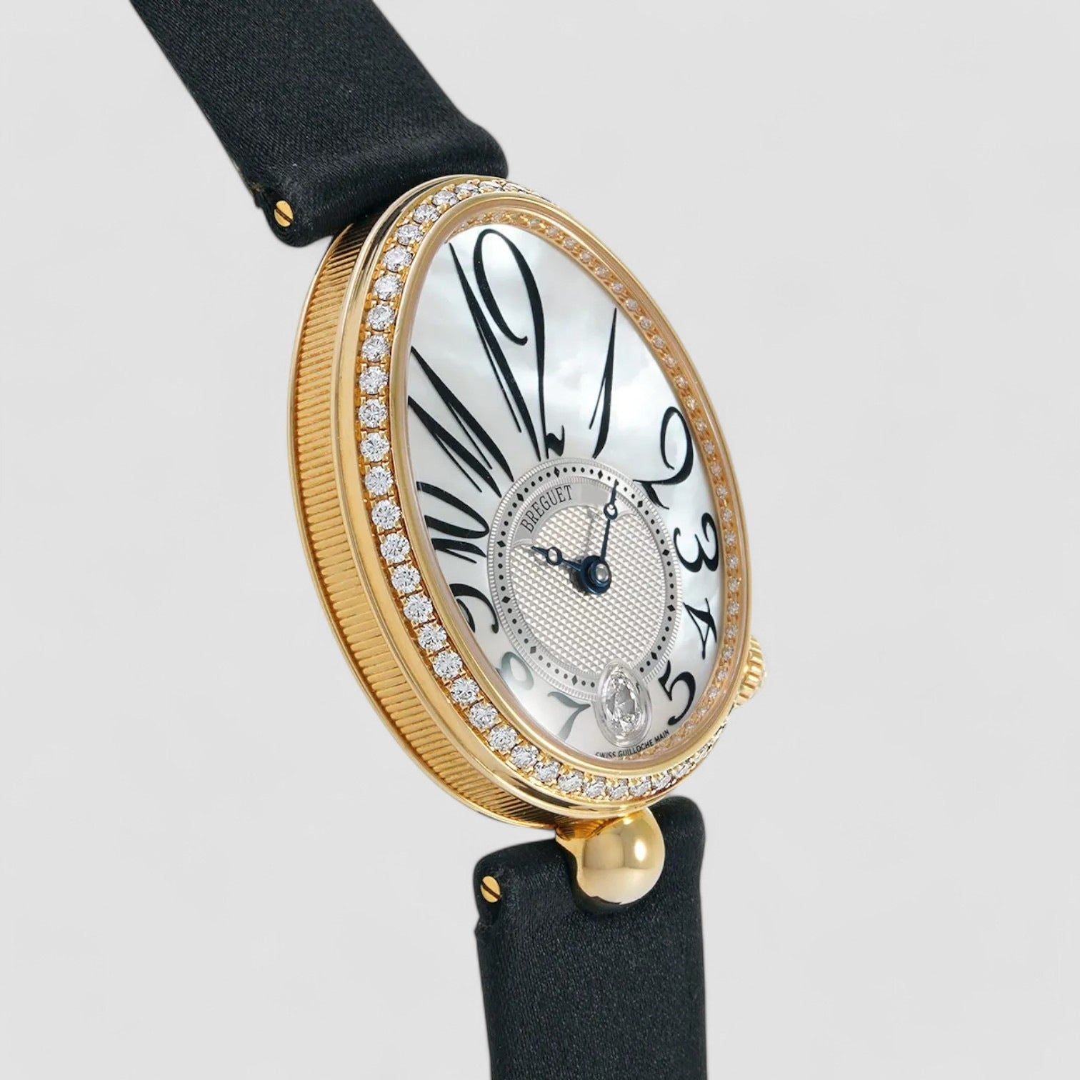 Reine de Naples Mother of Pearl 18kt Yellow Gold Diamond Unisex Watch