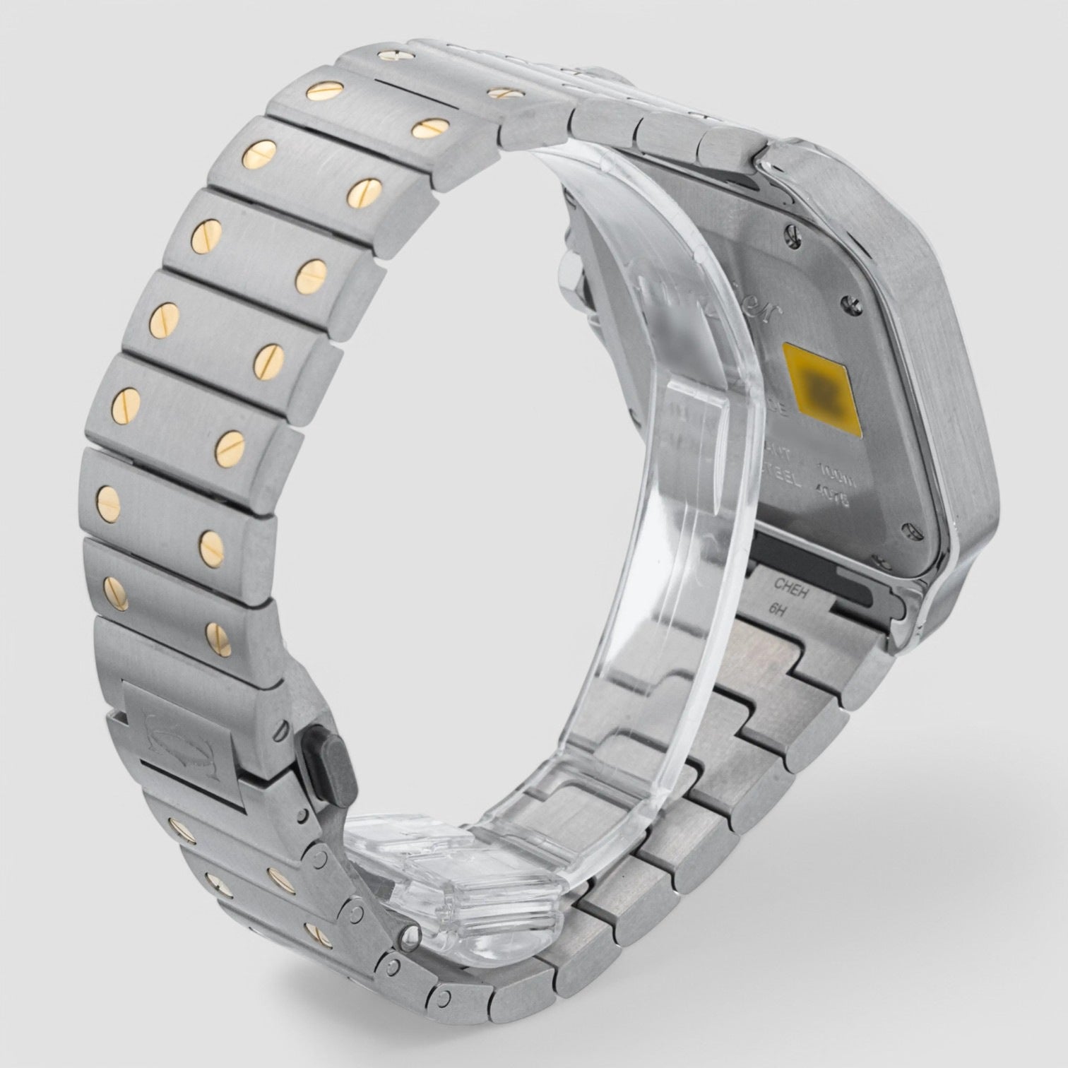 Santos De Cartier Gold/Steel Automatic Watch