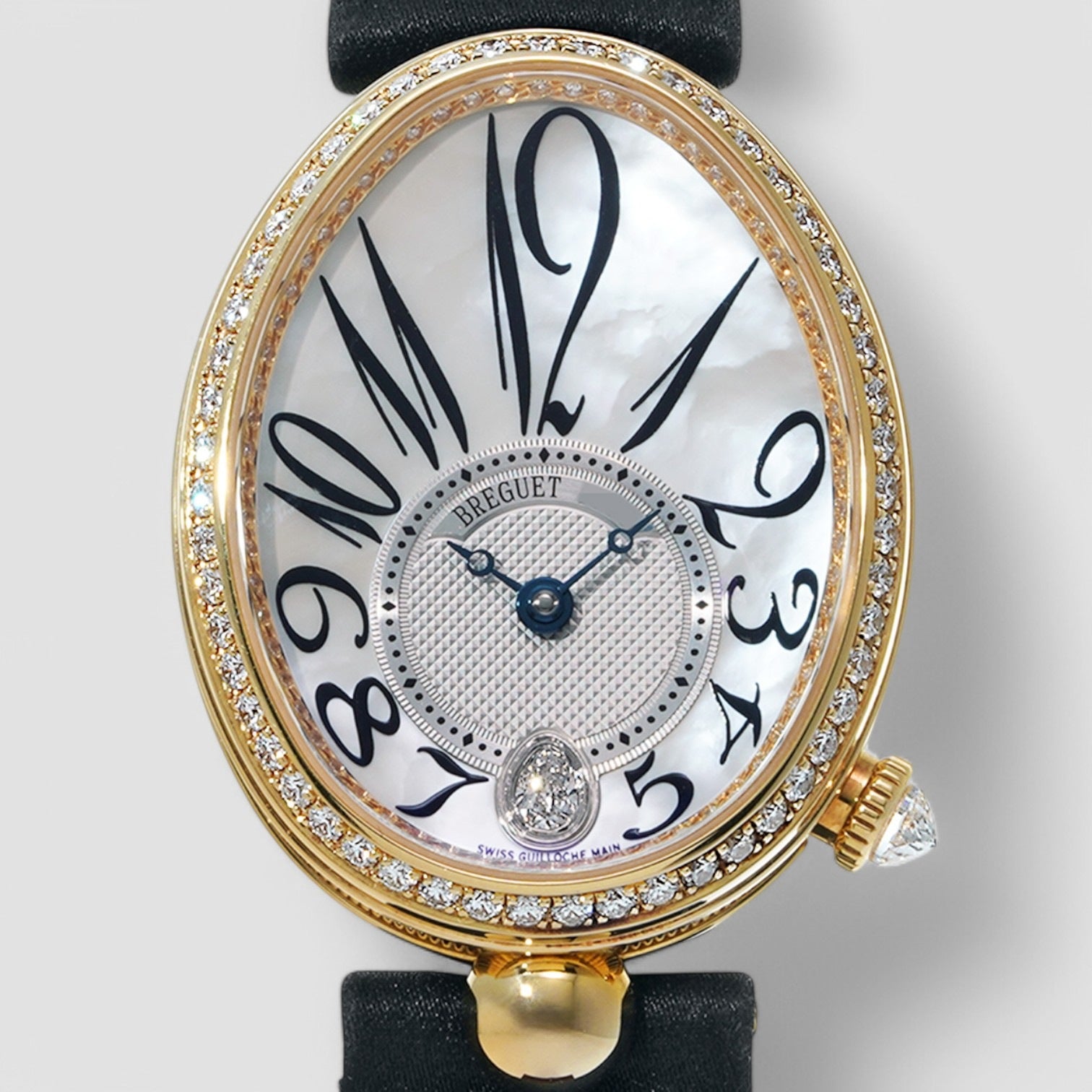 Reine de Naples Mother of Pearl 18kt Yellow Gold Diamond Unisex Watch