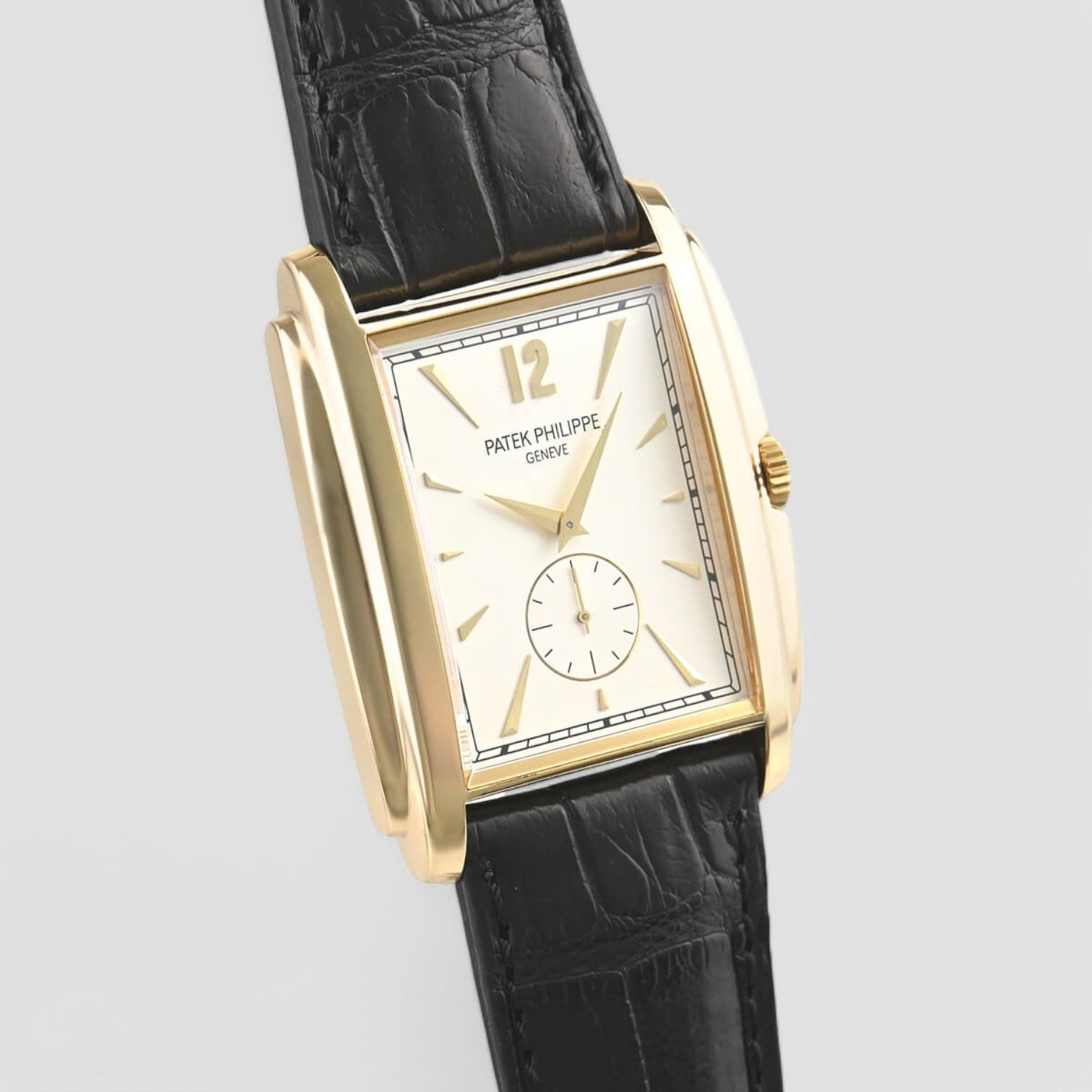 Gondolo 5124J 18K Yellow Gold Manual Wind Silver Dial