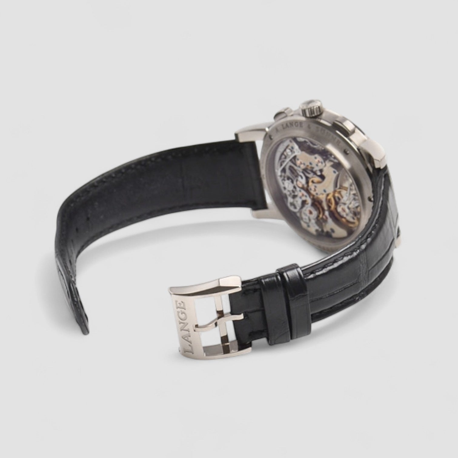 815 Flyback Chronograph Silver Dial 18K White Gold