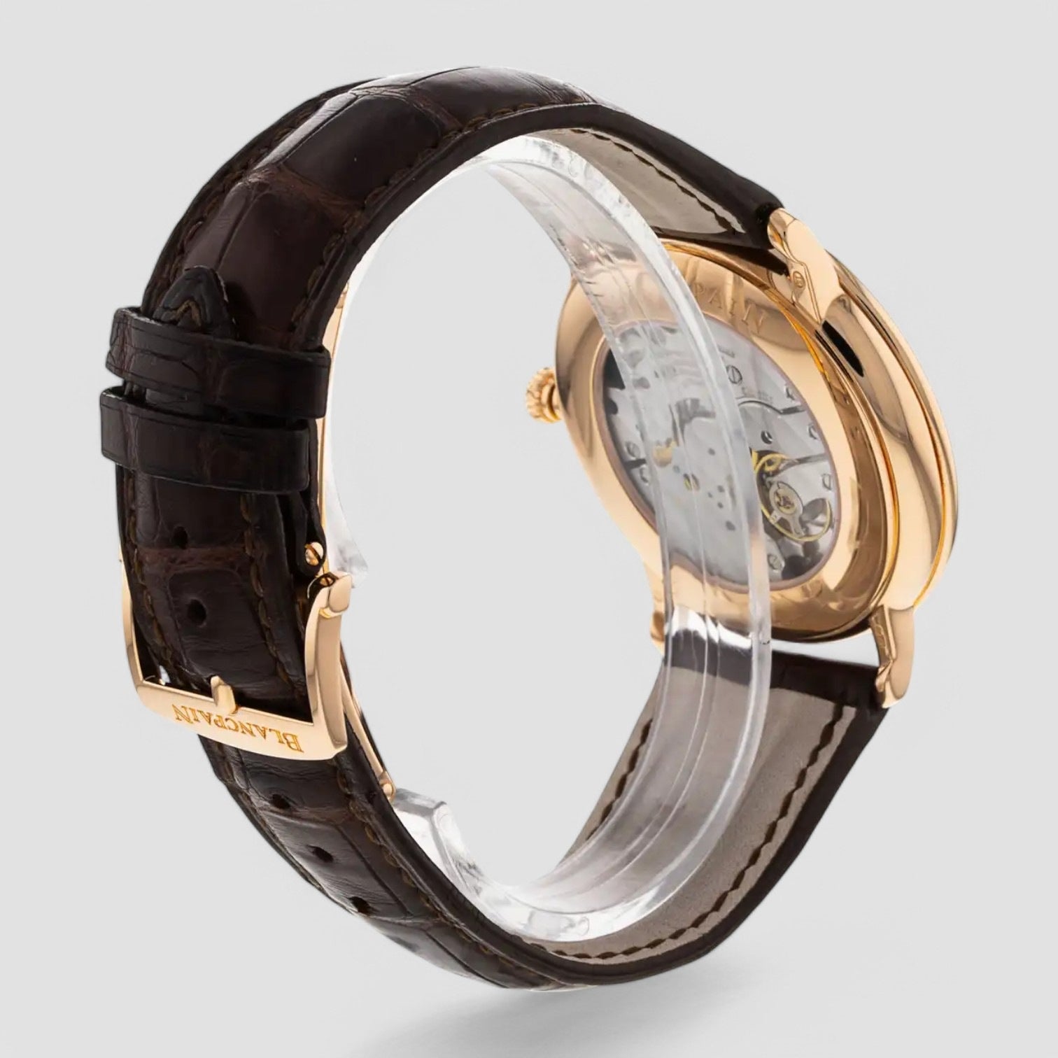 Villeret Ultra-Slim 18k RG Guilloche Black Dial