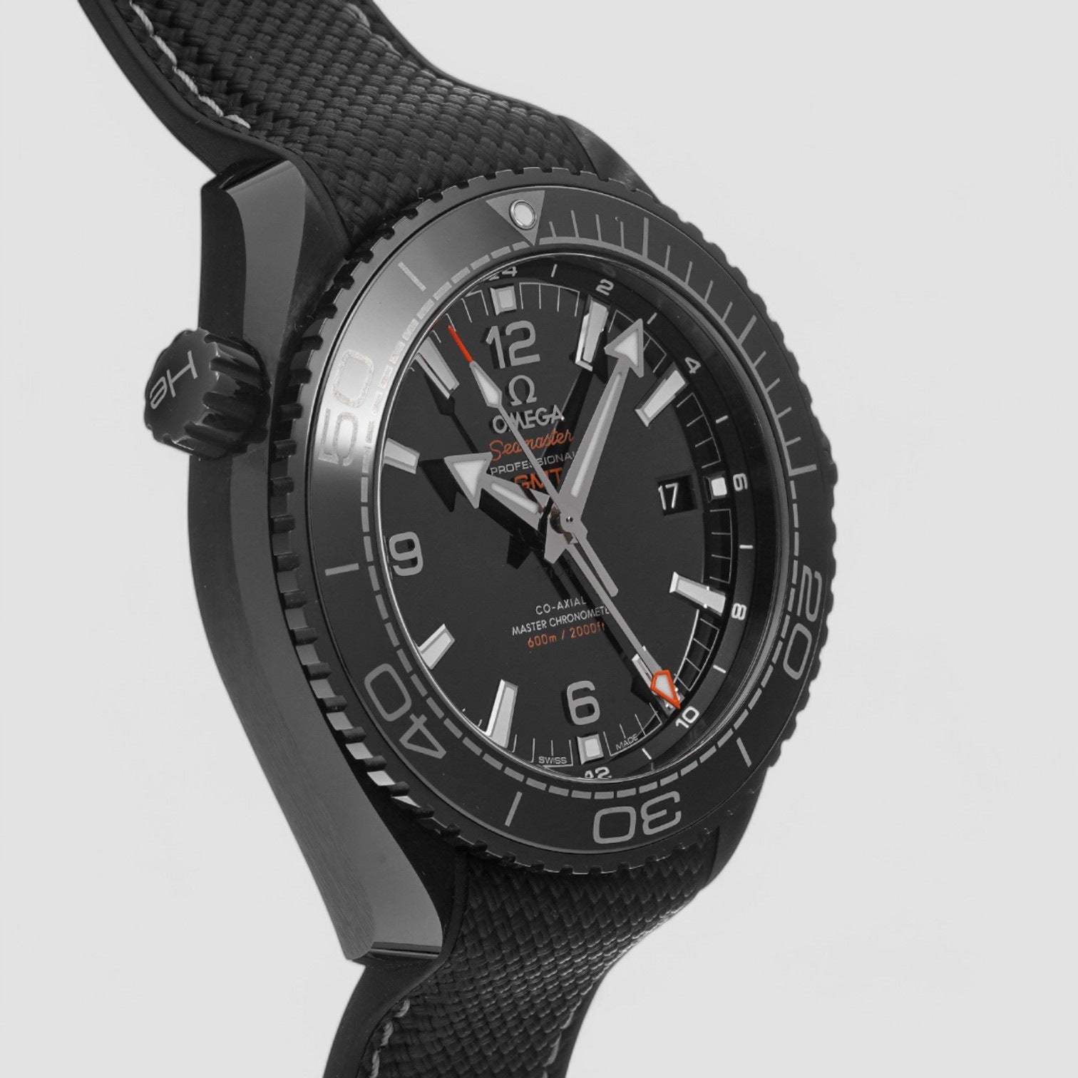Seamaster Planet Ocean Deep Black GMT 600M Co-Axial Ceramic