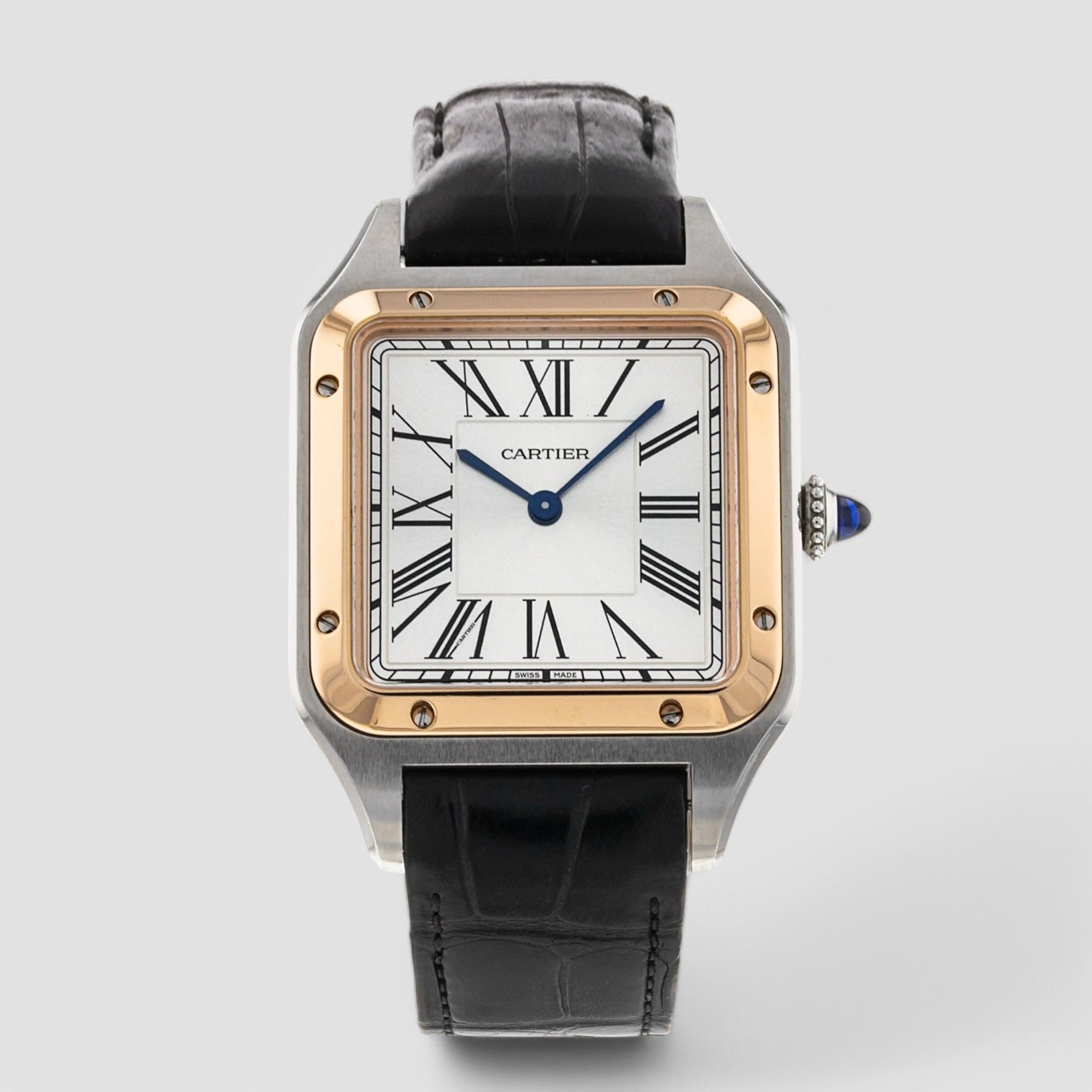 Santos Dumont Gold/Steel Quartz Watch