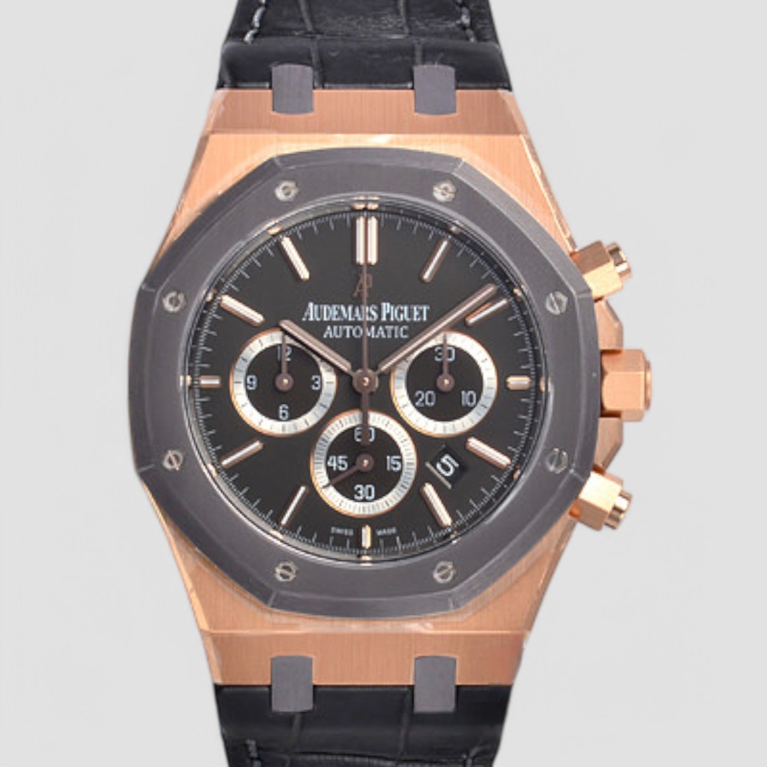 Royal Oak Chronograph Leo Messi Rose Gold and Tantalum Watch