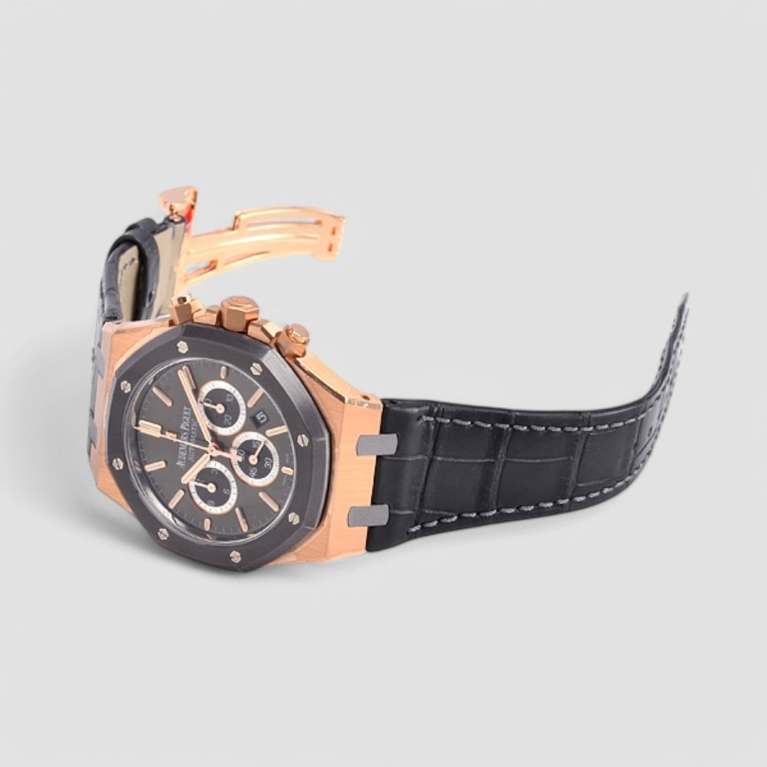 Royal Oak Chronograph Leo Messi Rose Gold and Tantalum Watch