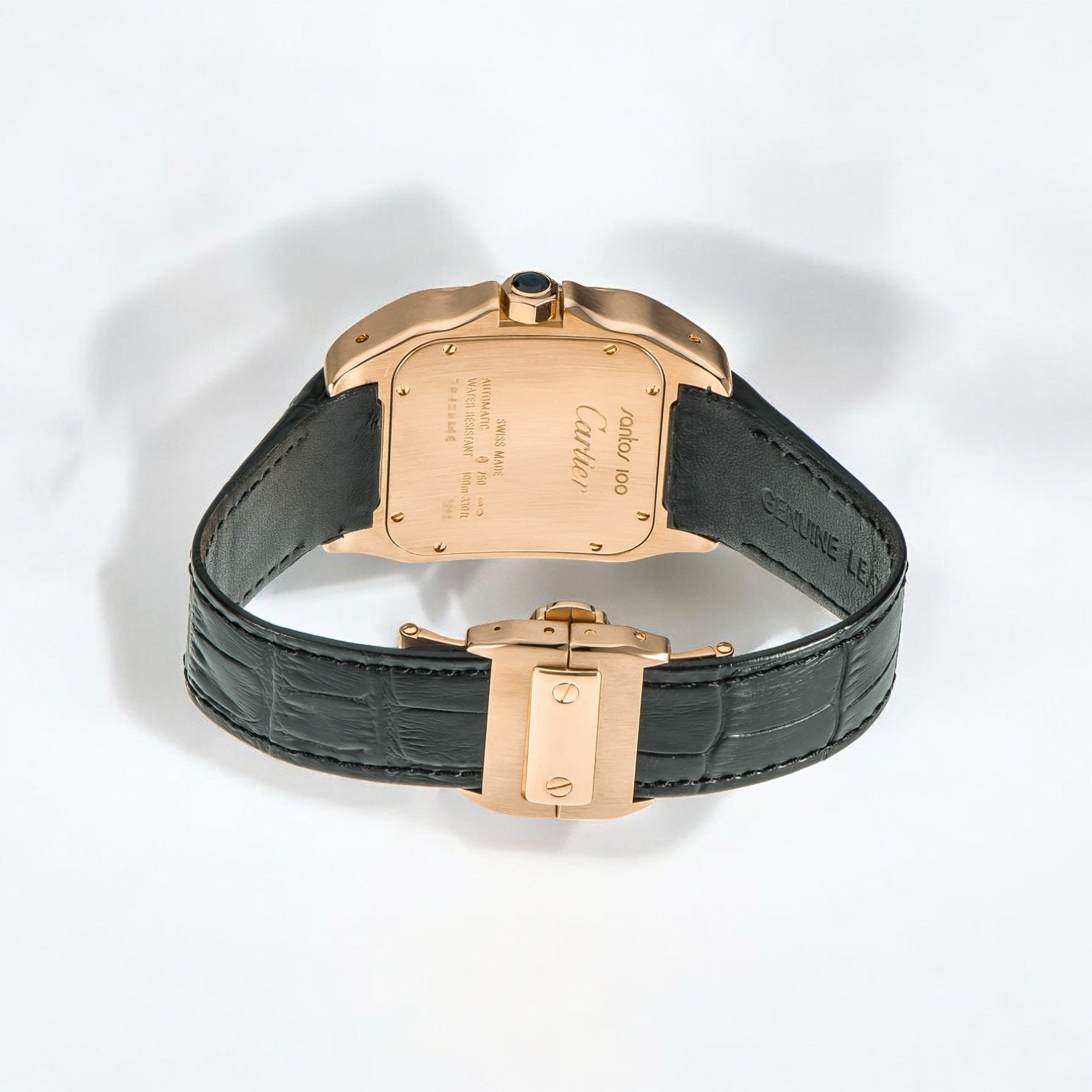 Santos 100 Rose Gold Automatic