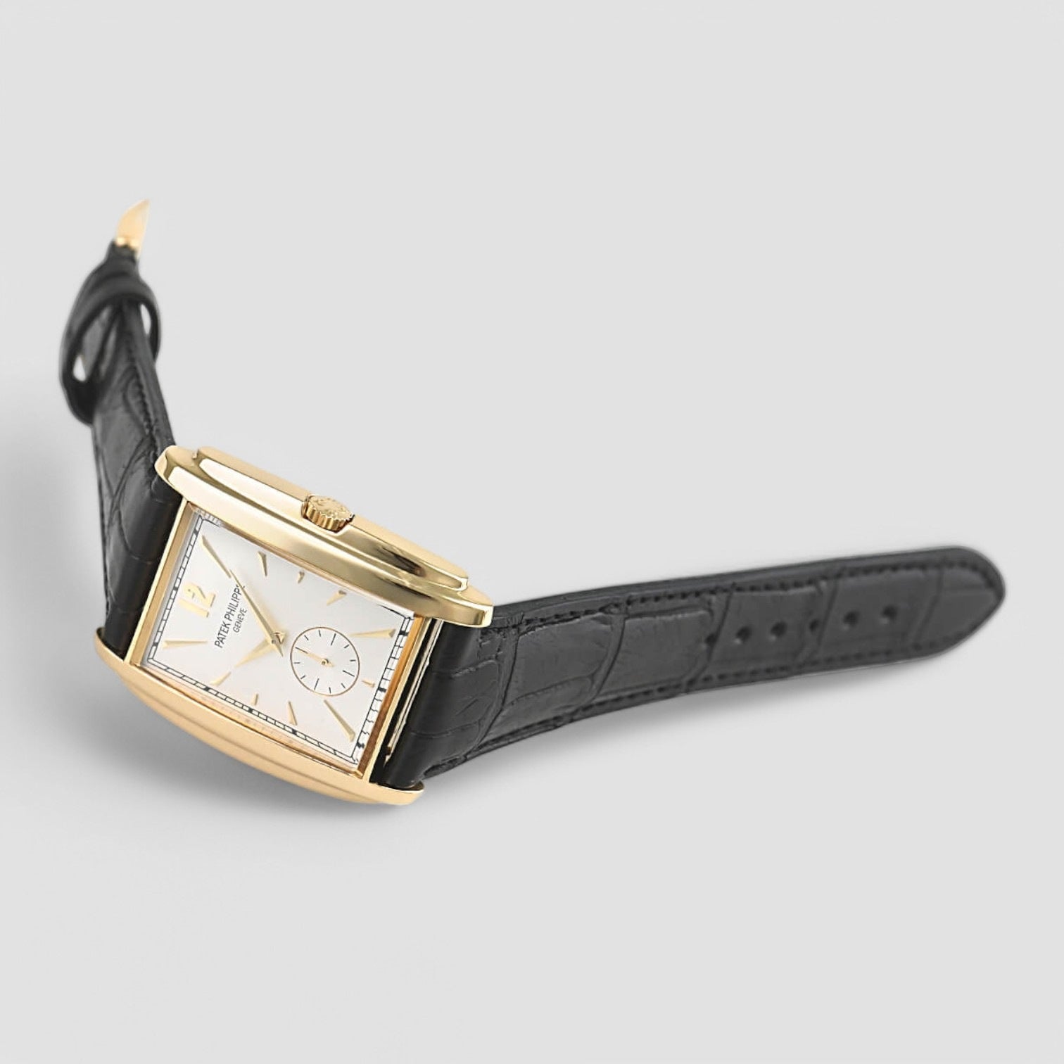 Gondolo 5124J 18K Yellow Gold Manual Wind Silver Dial