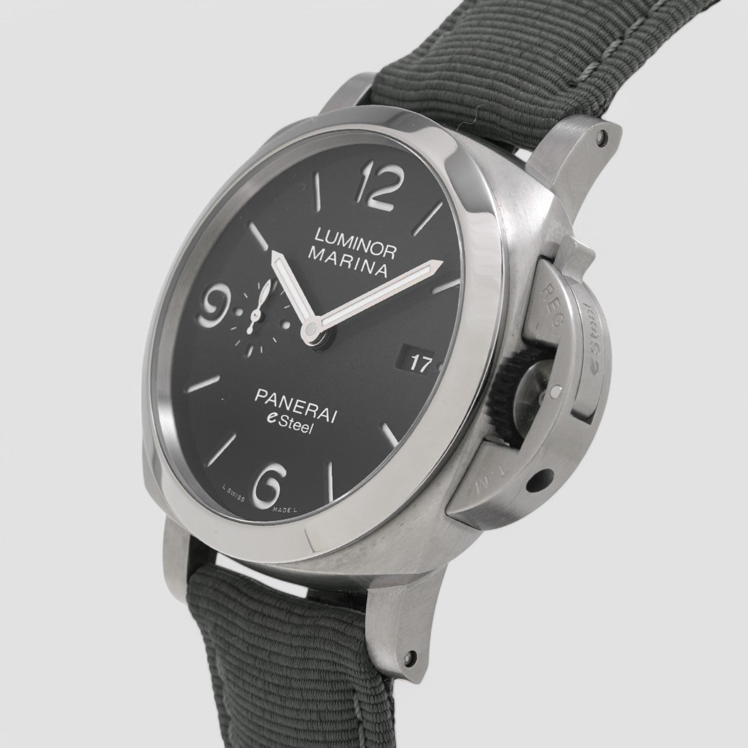 Luminor Marina eSteel Grigio Roccia