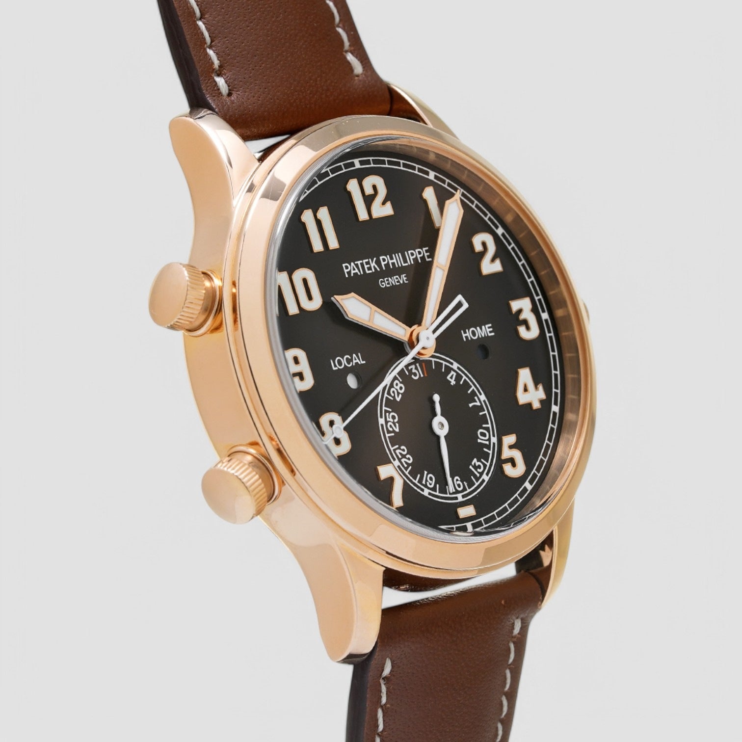 Calatrava Pilot Travel Time 18k Rose Gold