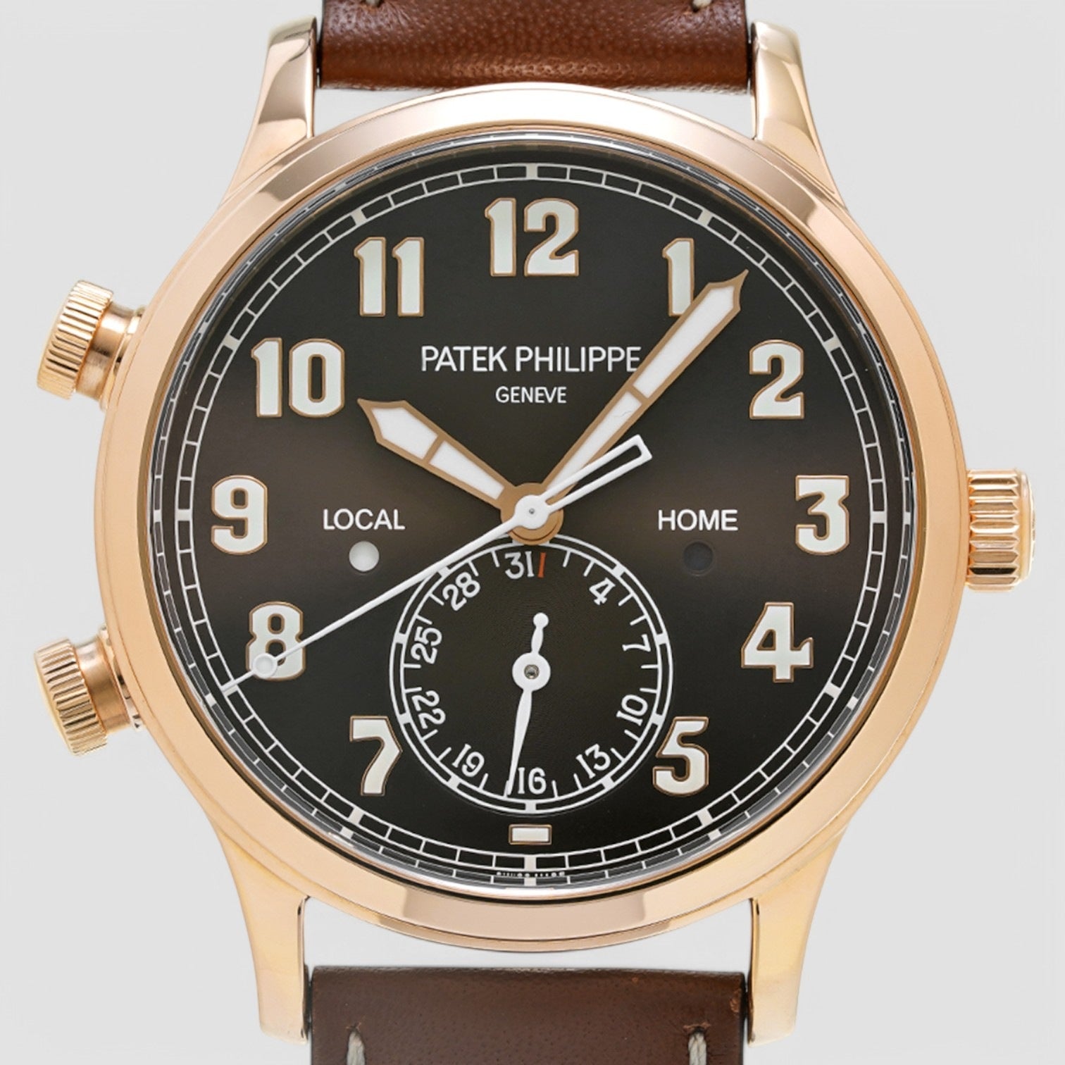 Calatrava Pilot Travel Time 18k Rose Gold