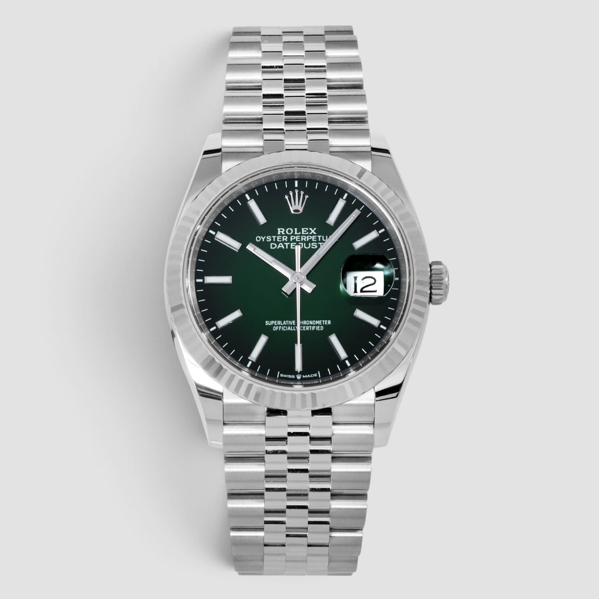 Datejust 36 Green Ombré Dial Jubilee