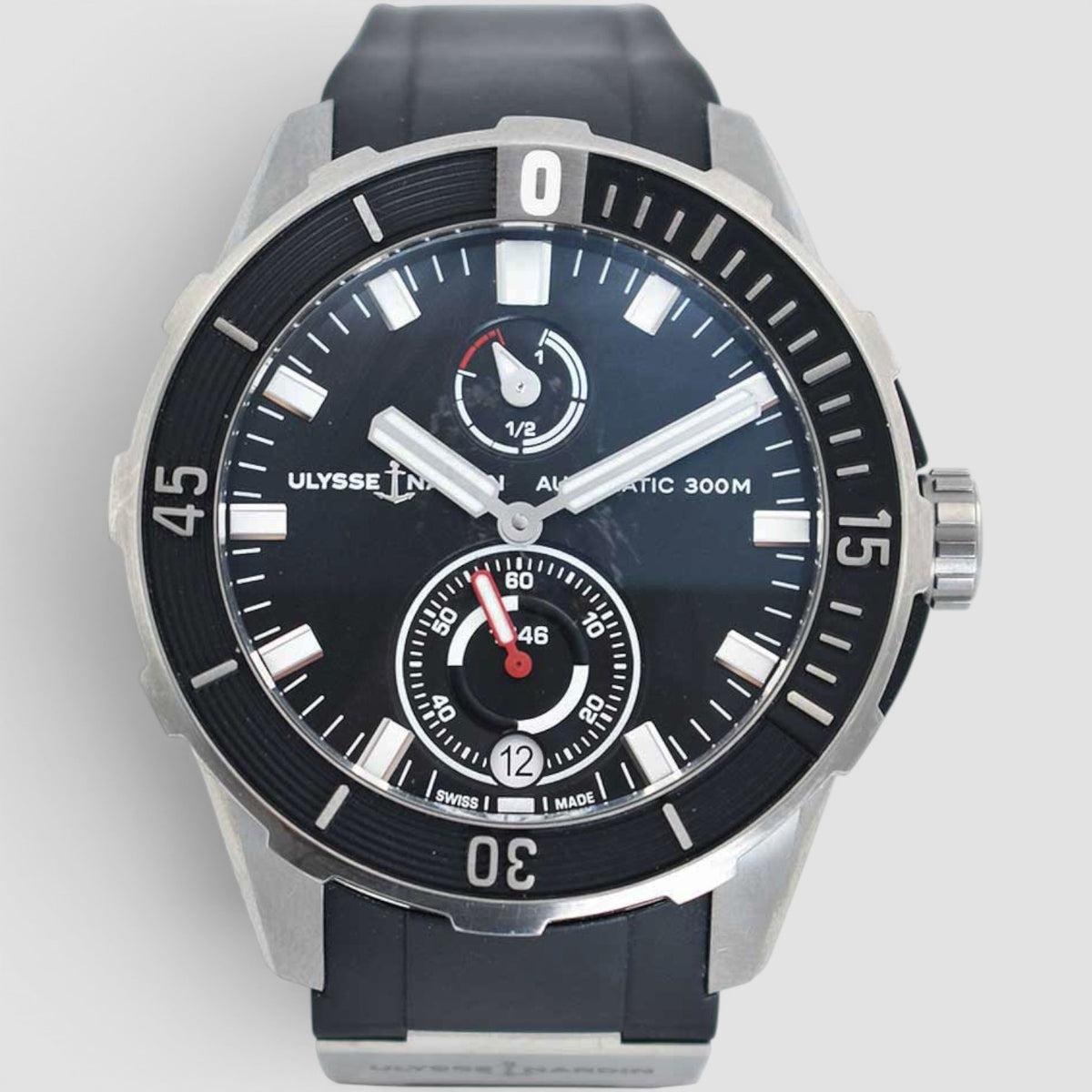 Marine Diver Chronometer 44mm Black Dial Titanium