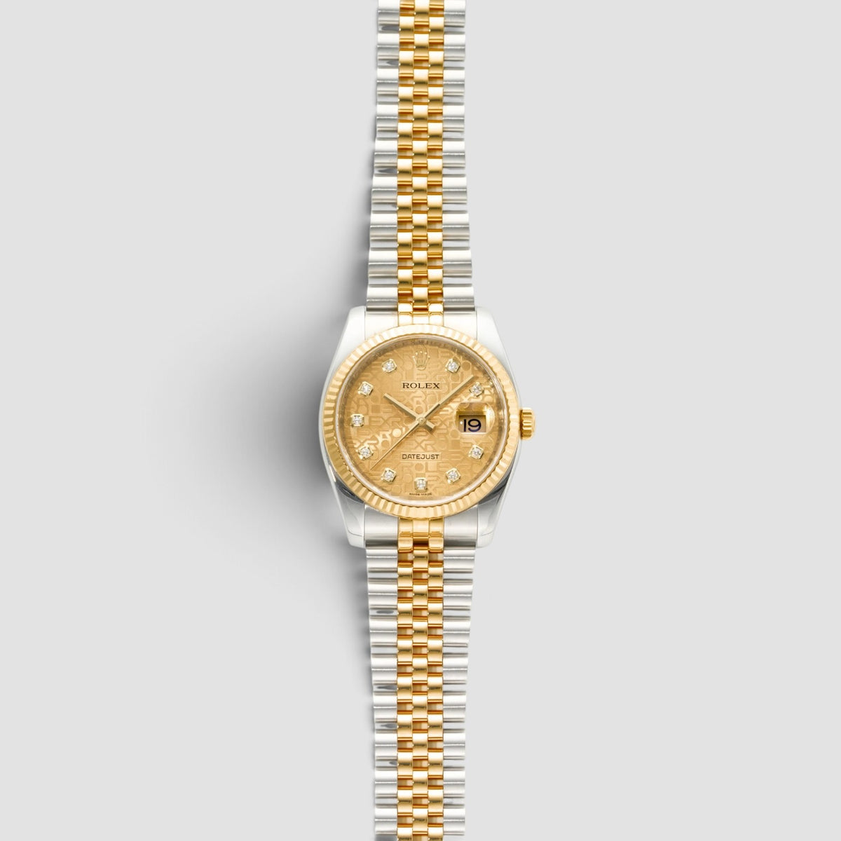 Datejust 36 Champagne Computer Diamond Dial Jubilee