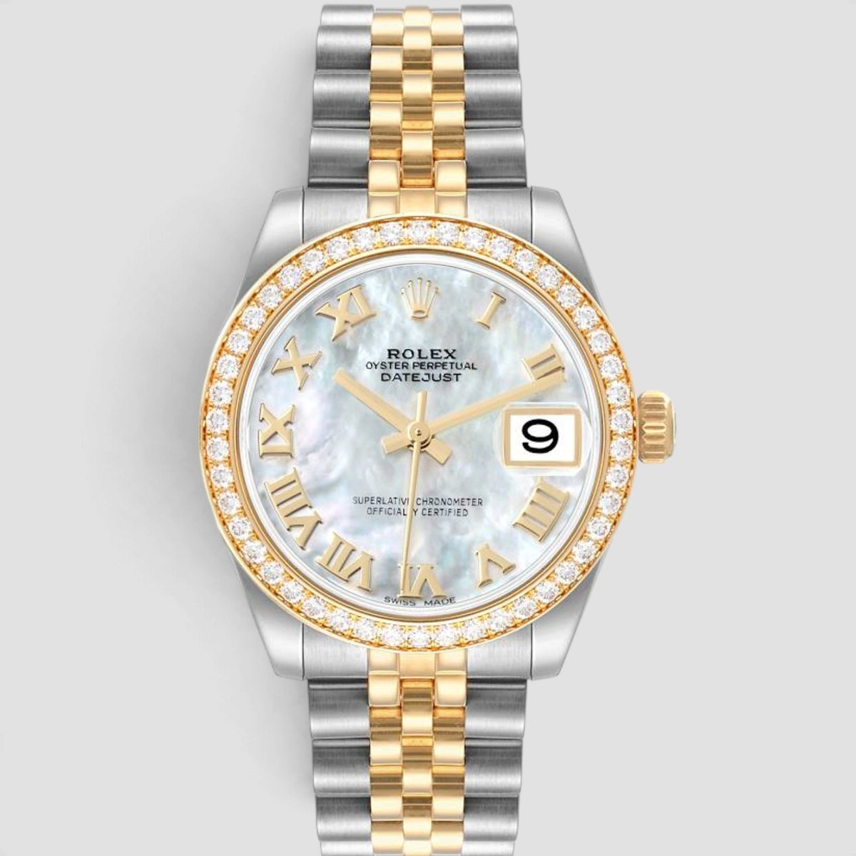 Datejust Mother-of-Pearl Roman Numeral Dial Jubilee