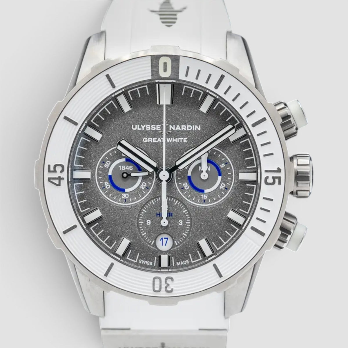 Diver Chronograph “Great White” 44mm Titanium Gray Dial Limited Edition
