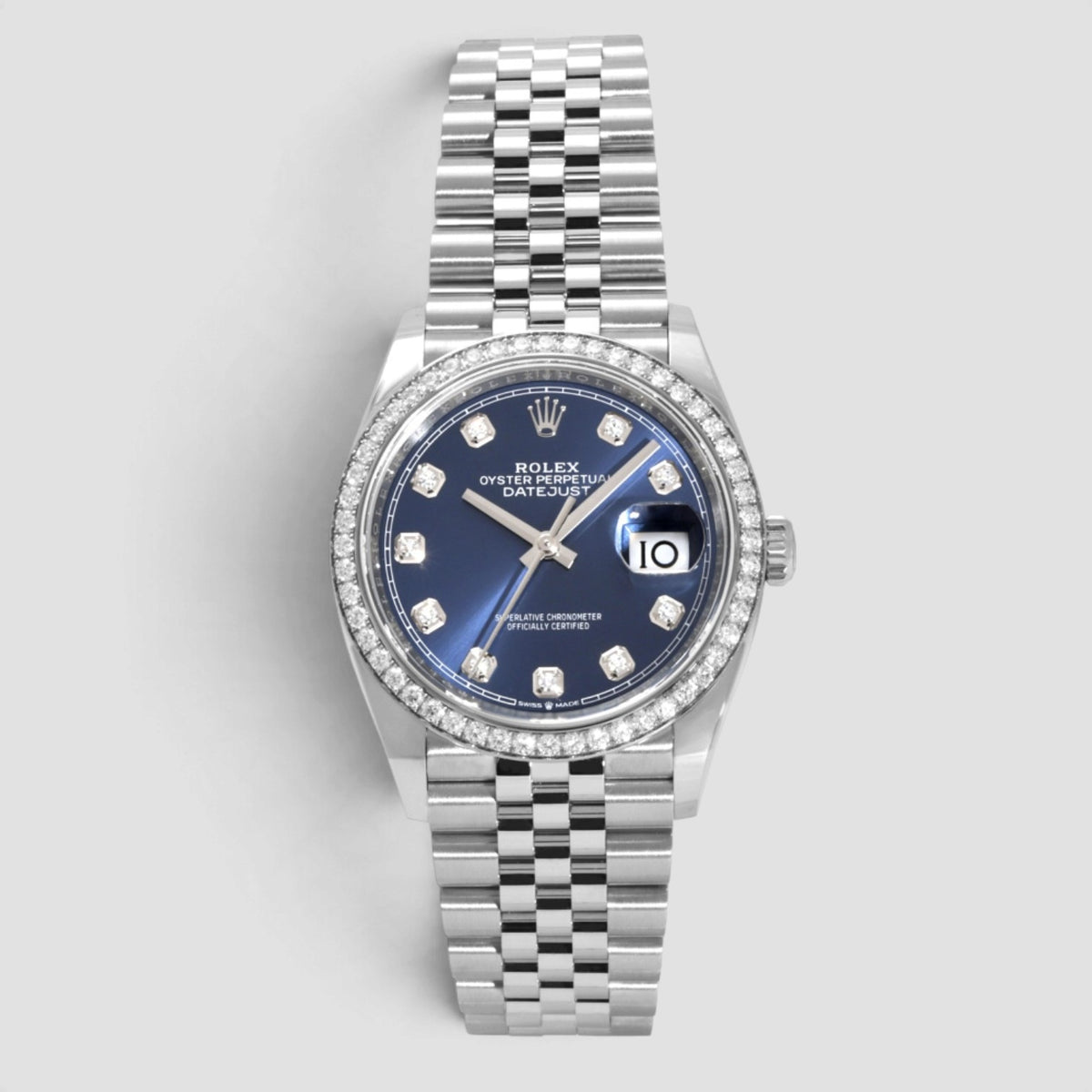 Datejust 36 Blue Diamond Dial Jubilee