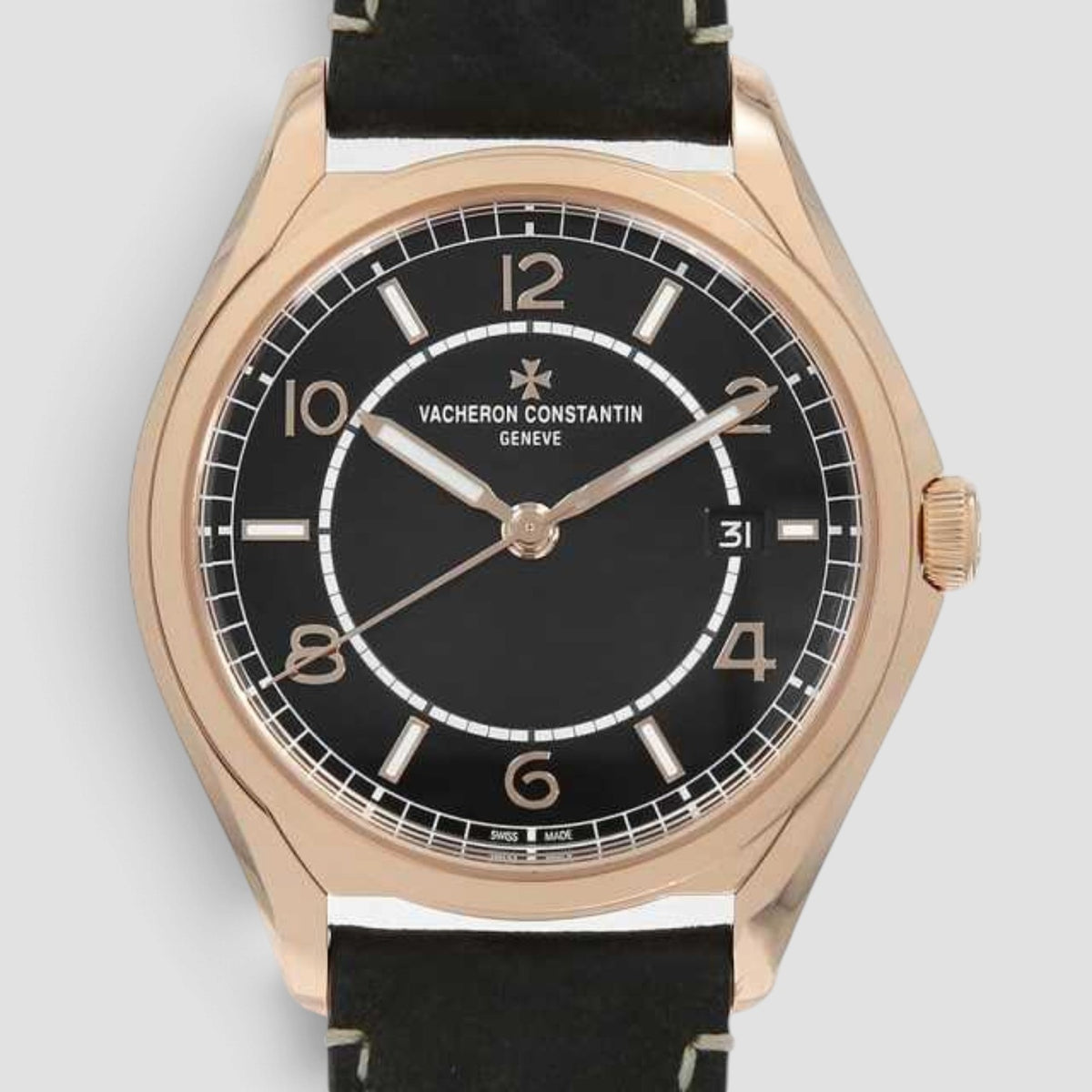 Fiftysix 40mm Black Dial 18kt Rose Gold