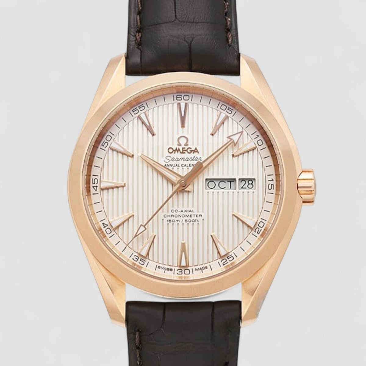 Omega Seamaster Aqua Terra Annual Calendar 43mm Mens Watch