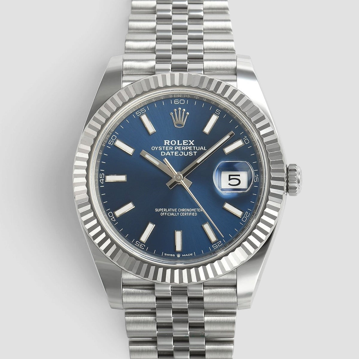Datejust 41 Blue Index Dial Jubilee